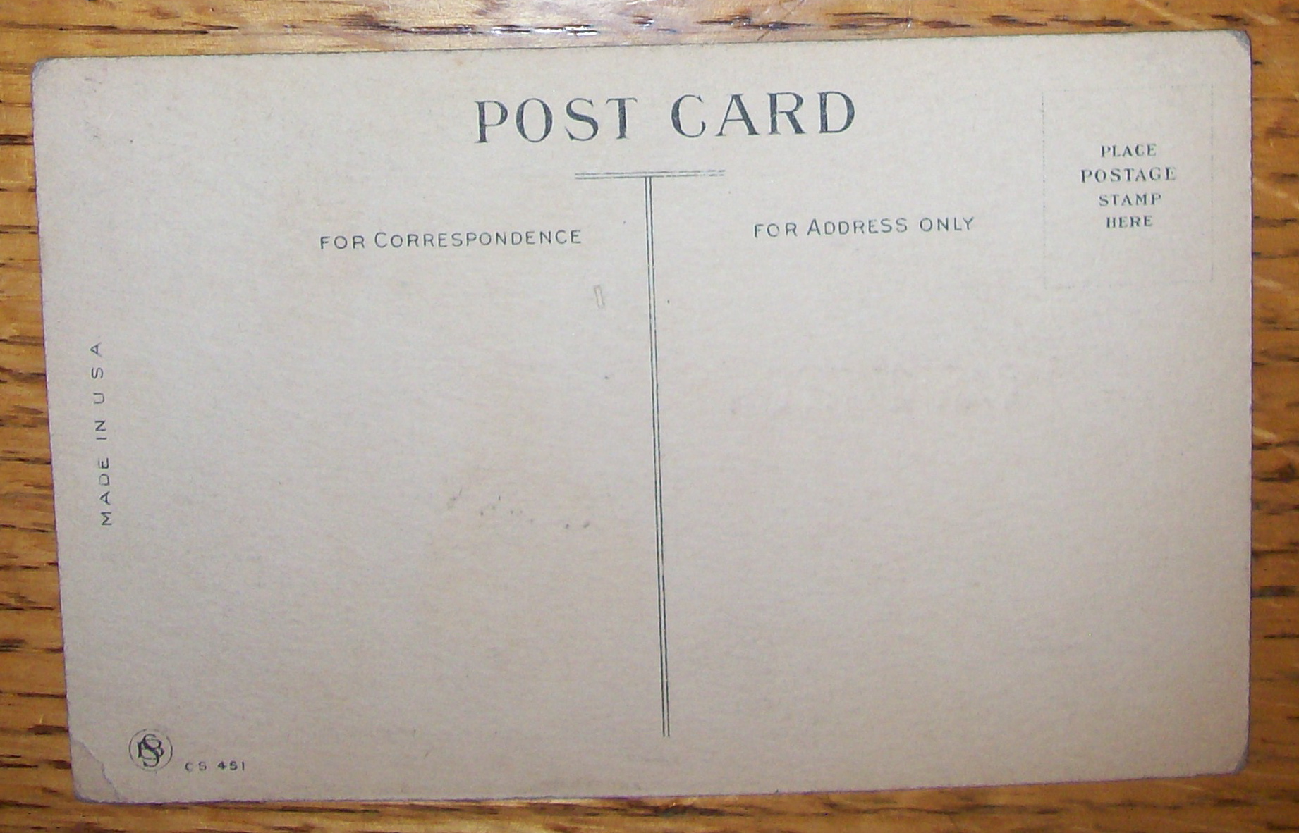 Dutch Girl And Boy With Backs Turned Postcard