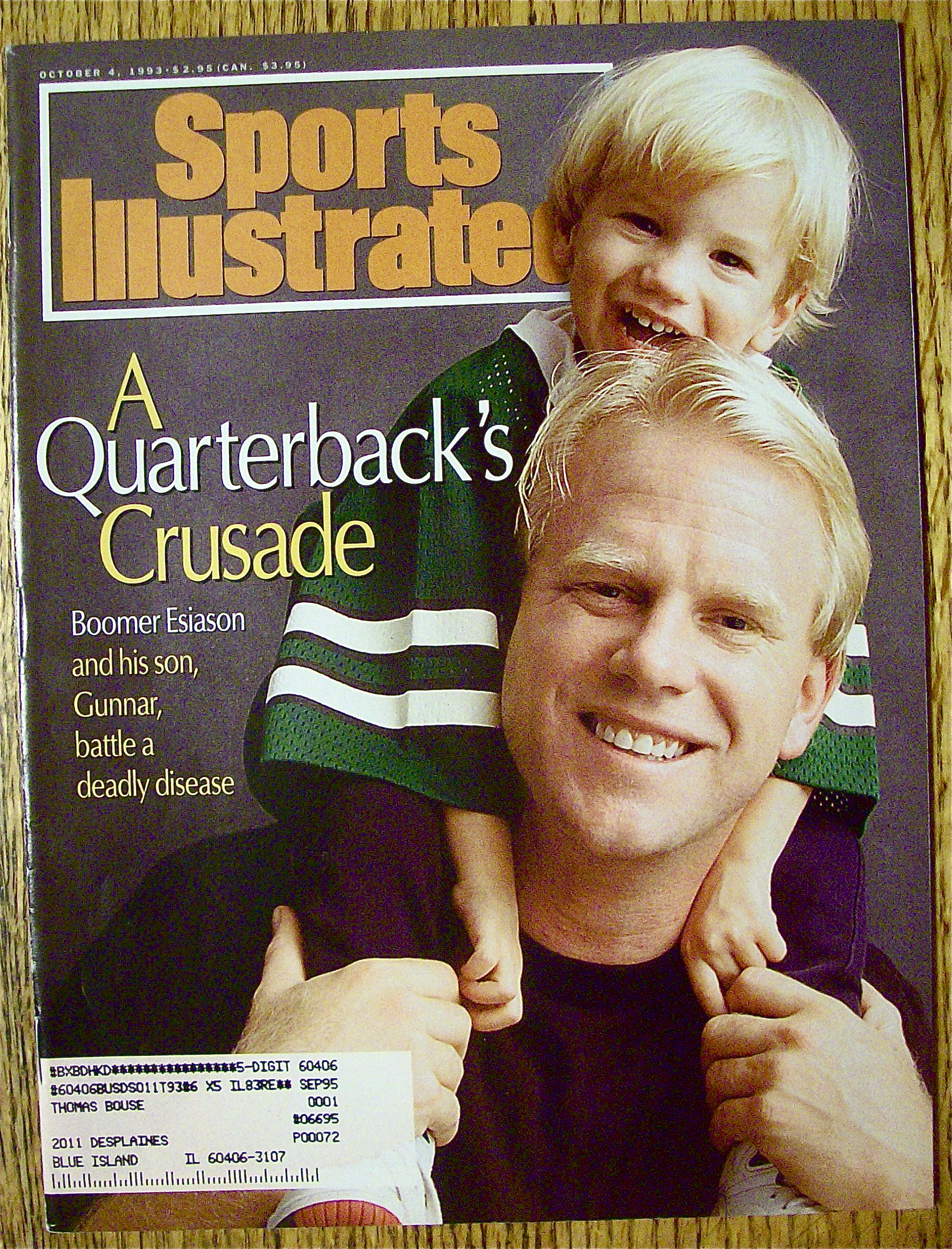 Sports Illustrated Magazine-October 4, 1993-B. Esiason