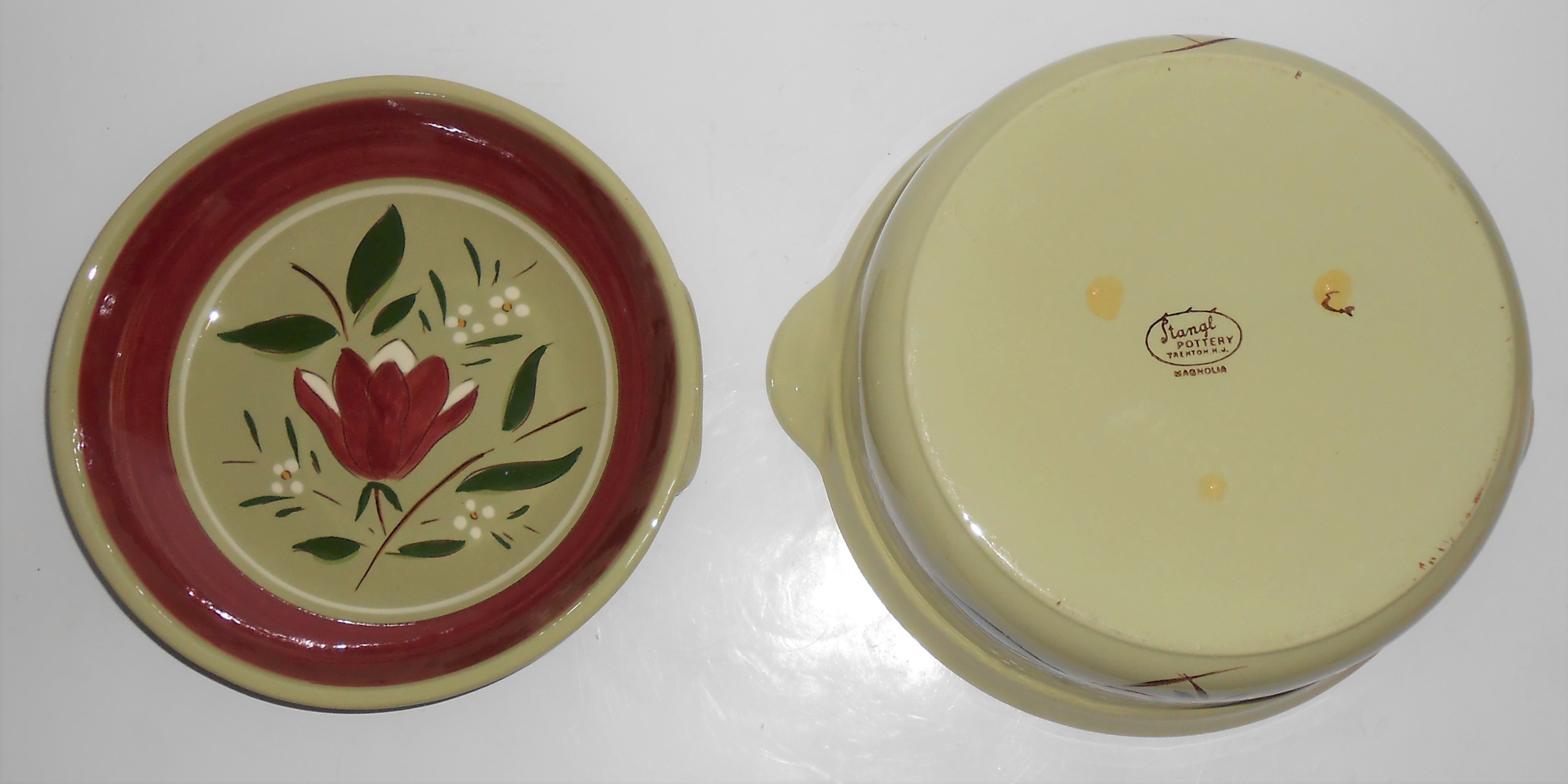 Stangl Pottery Magnolia 1.5 Quart Casserole