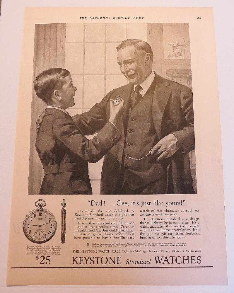 1924 Keystone Watches With Father & Son