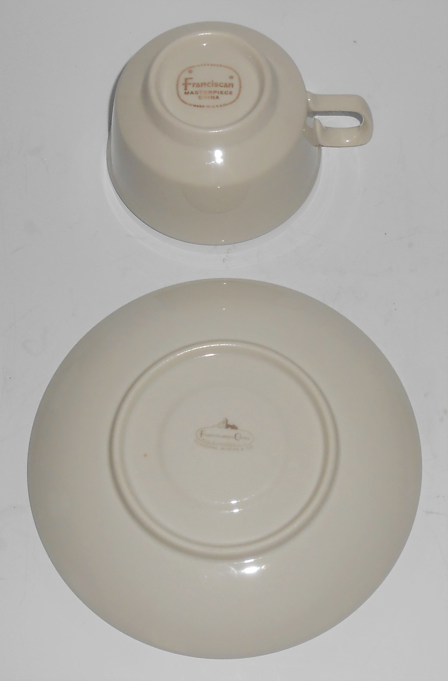 Franciscan Pottery Fine China 7000 Line Platinum Cup &