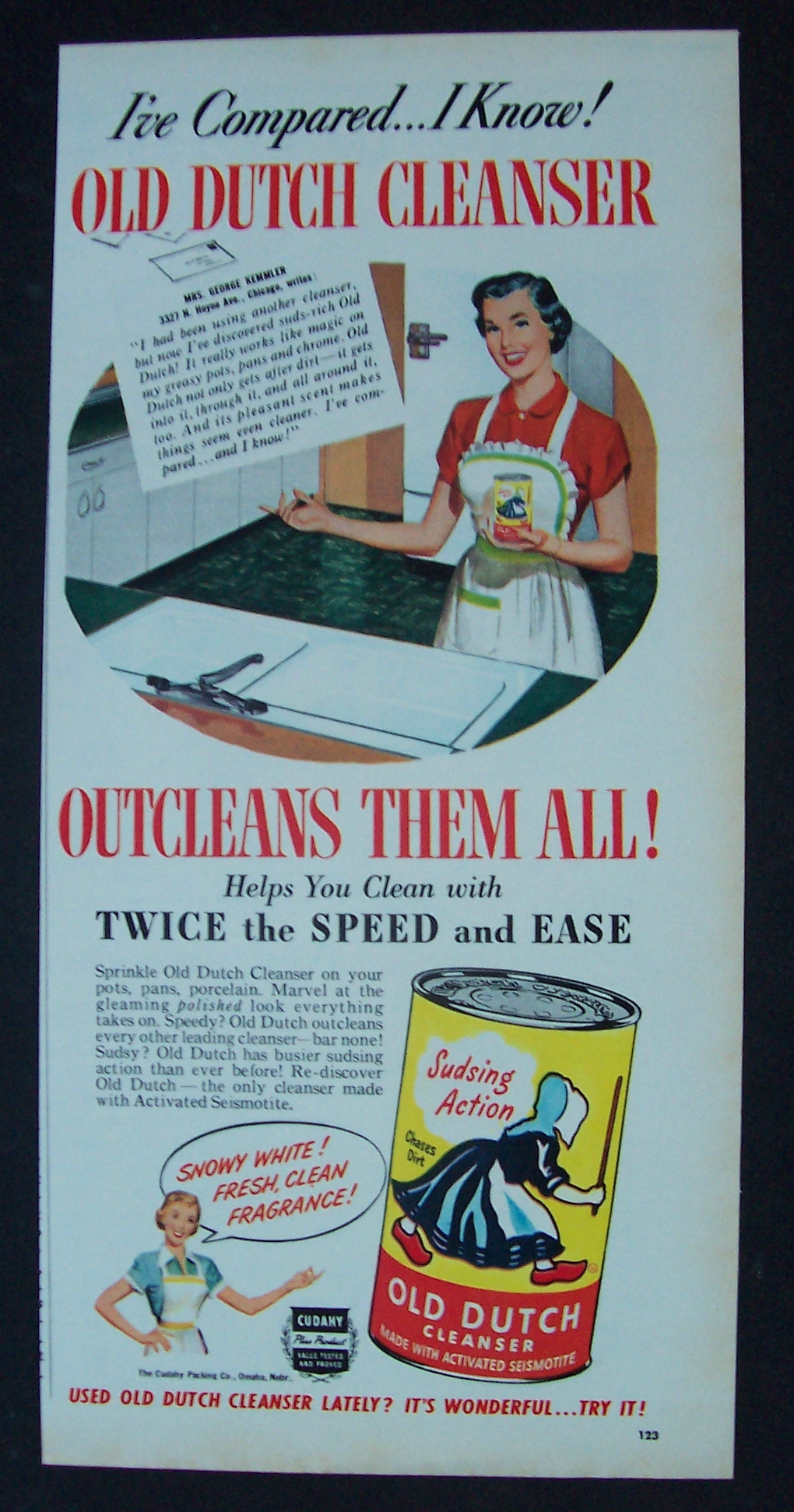 1951  Old  Dutch  Cleanser