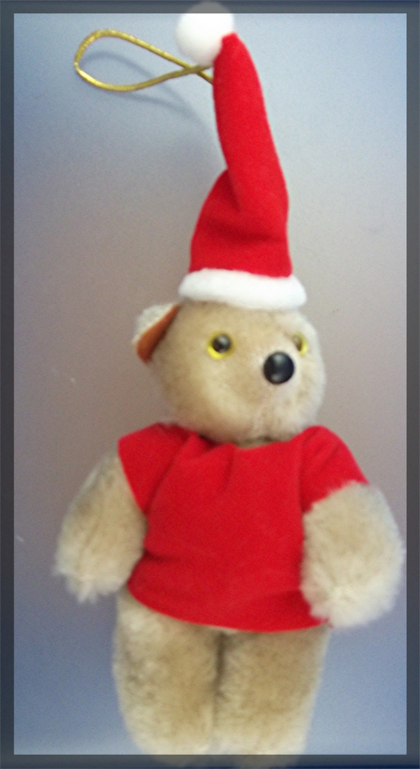 Christmas tree ornament jointed Teddy bear
