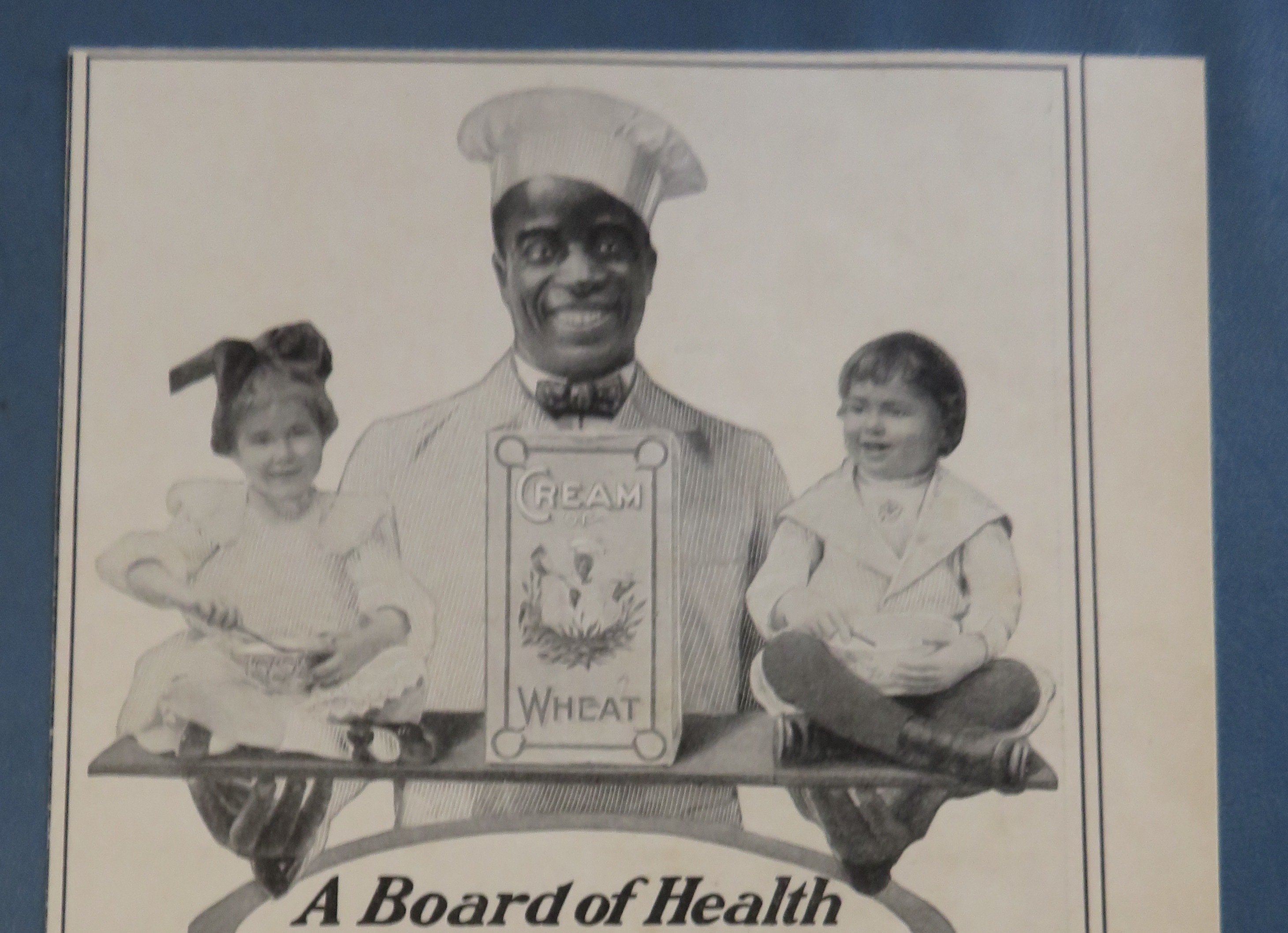 1905 Cream Of Wheat Cereal with Cereal Man & Children
