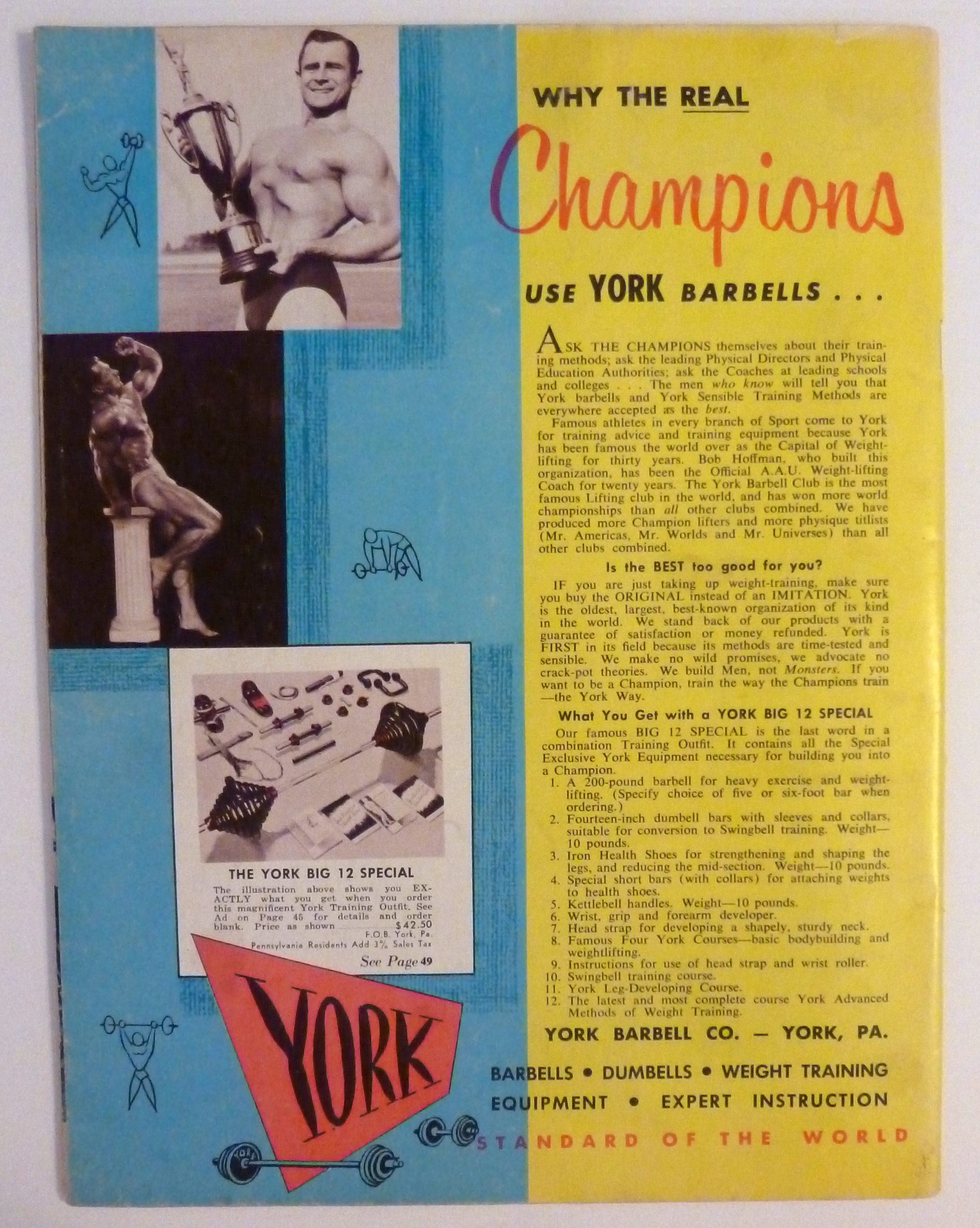 Strength & Health Magazine February 1959 Jerry Ross