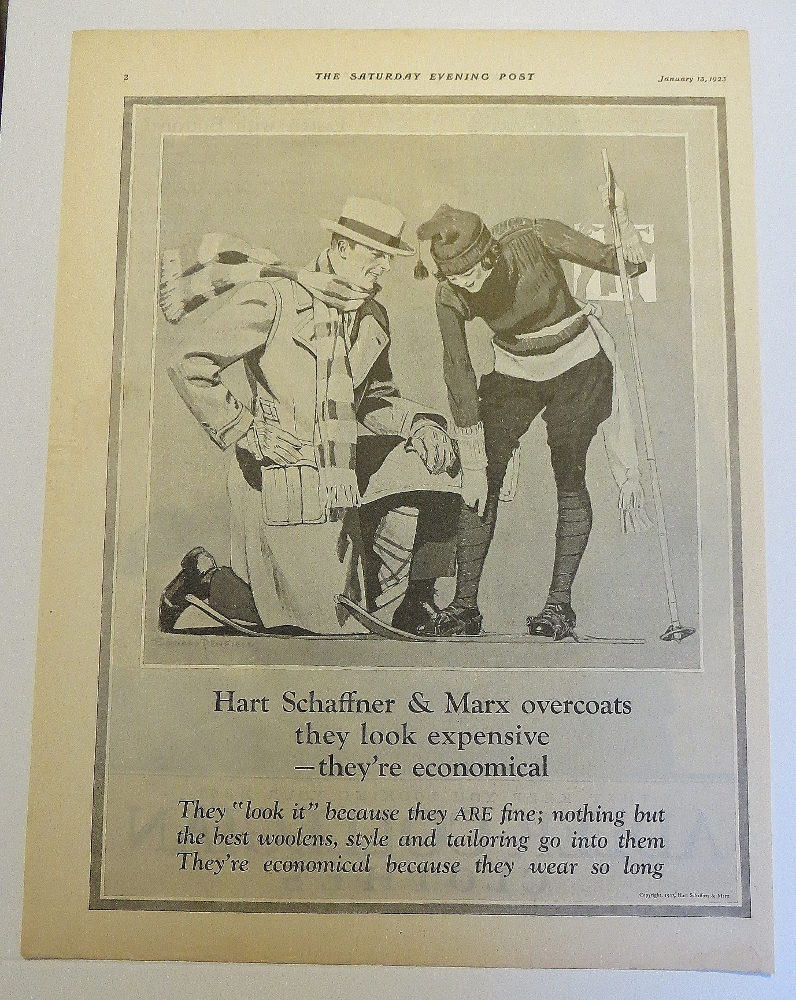 1923 Hart, Schaffner & Marx With Man & Woman