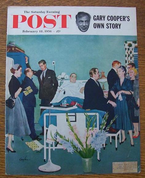 Saturday Evening Post Cover By Hughes - Feb 18, 1956
