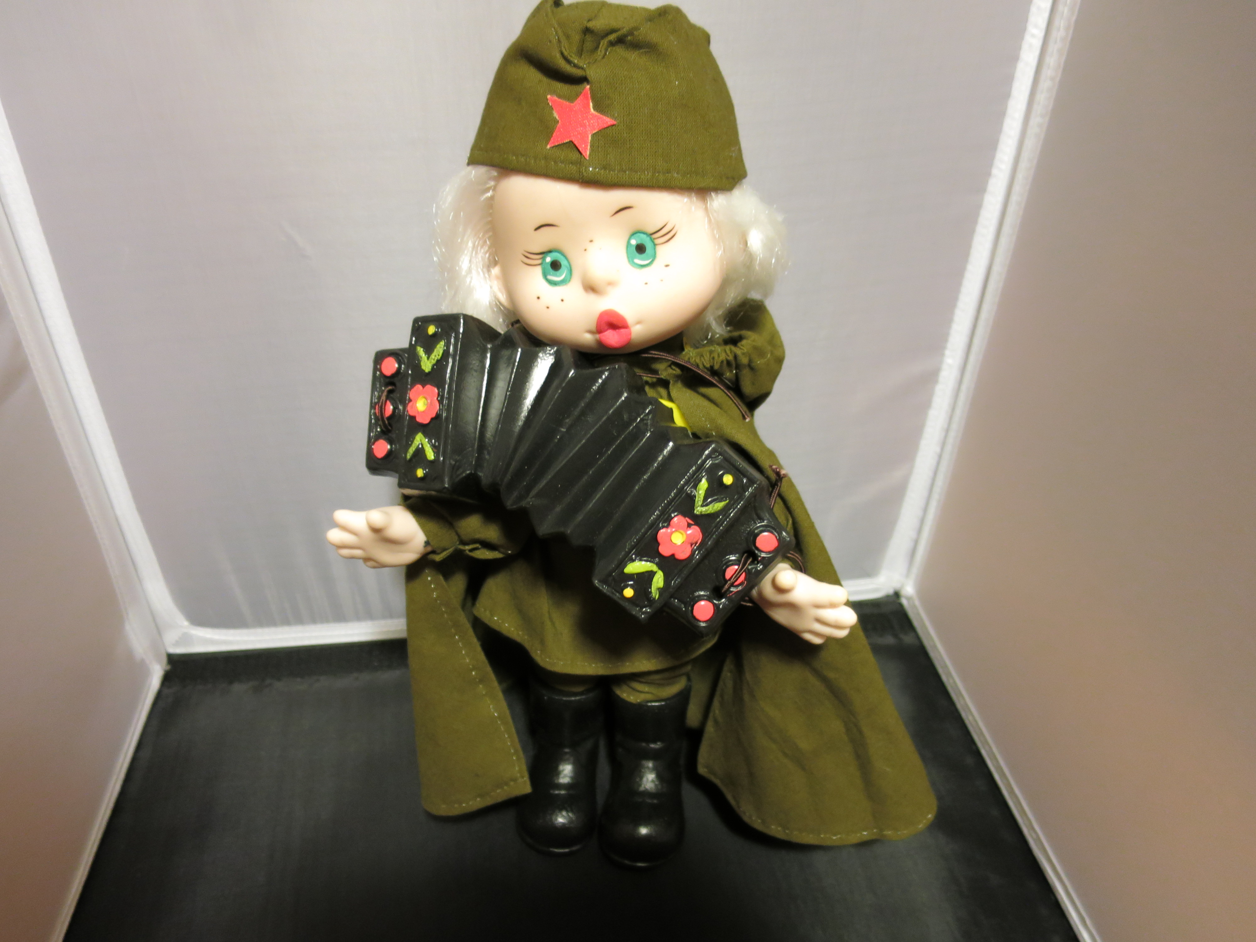 Mockobcrat Russsian Russia Military Doll 12 inch