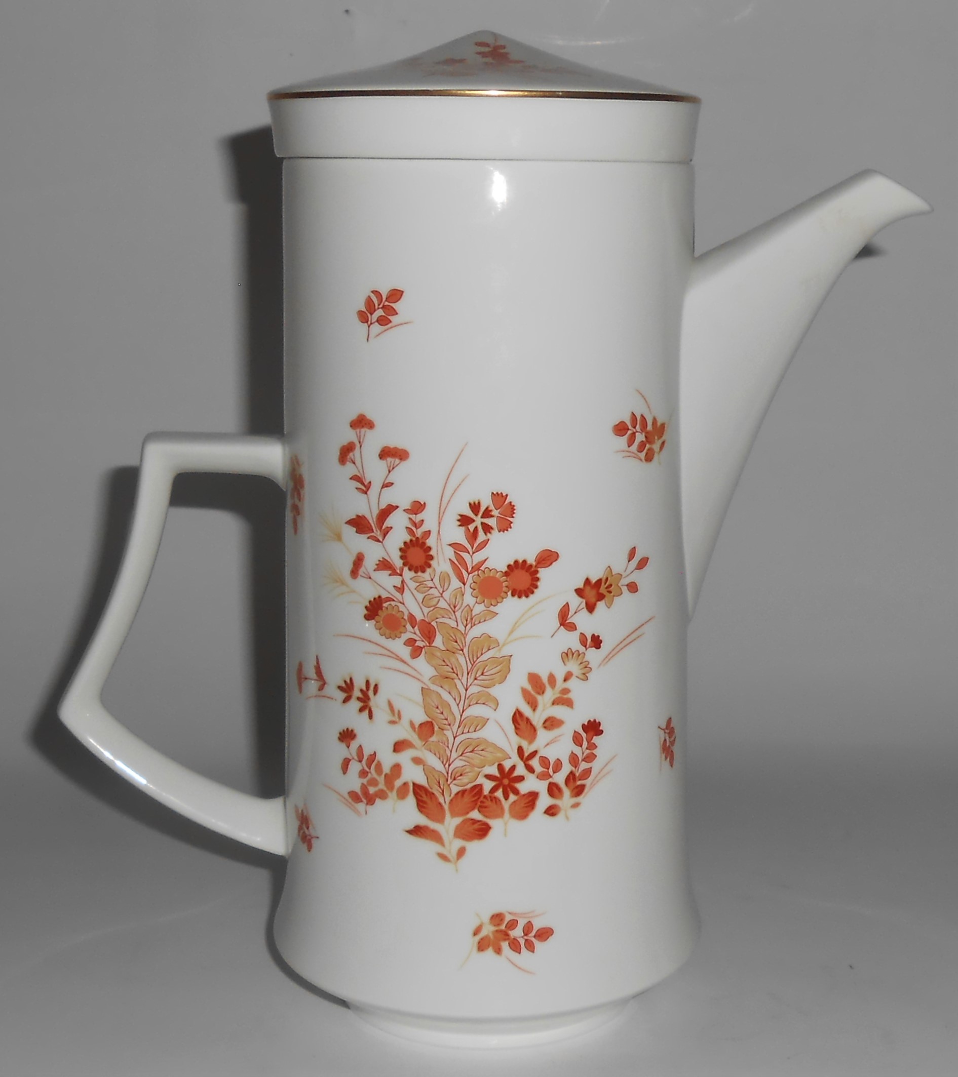 Mikasa Bone China Eastwind w/Gold Coffee Pot