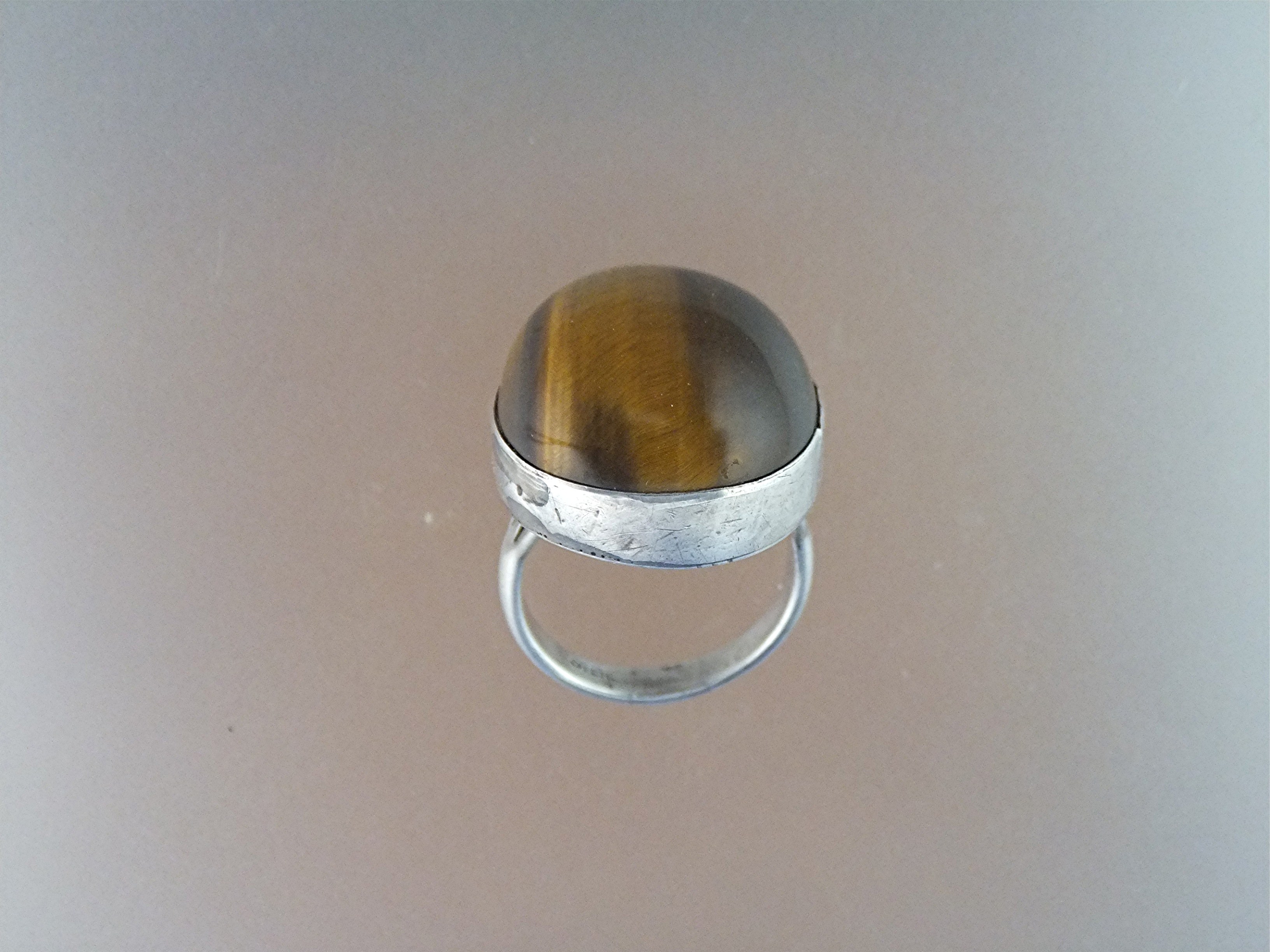 Ring Tigereye Sterling Silver Large