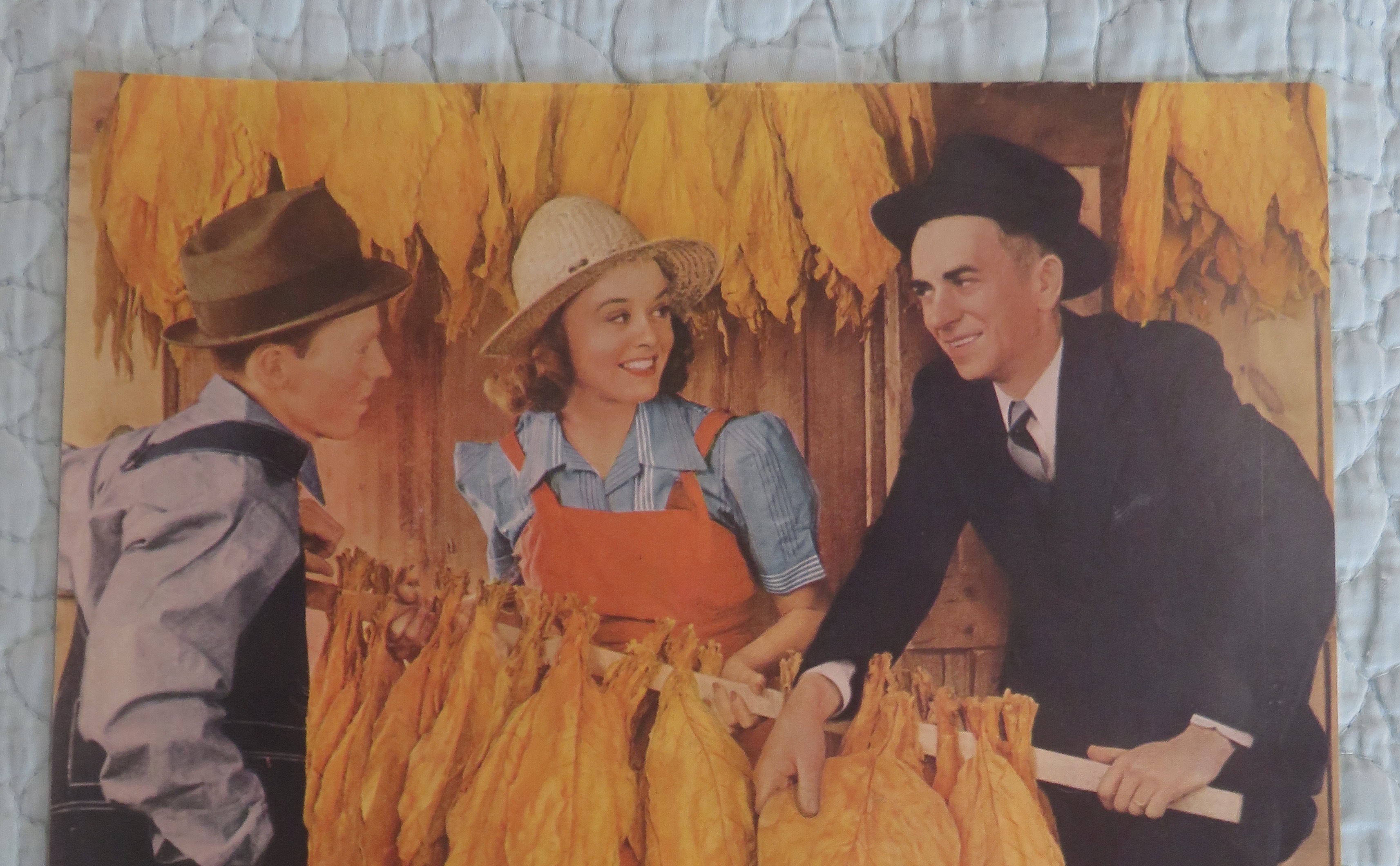 1940 Lucky Strike Cigarettes with Man Buying Tobacco