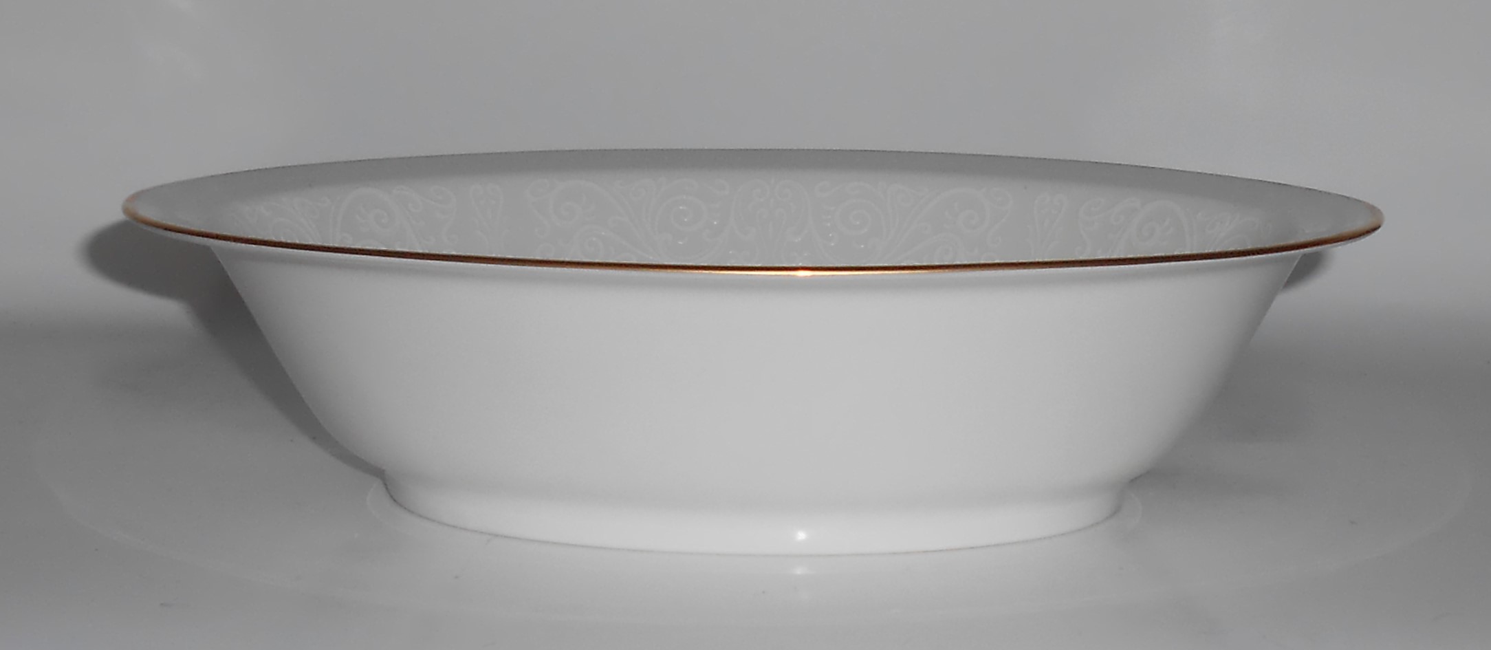 Noritake China Porcelain Tulane Vegetable Bowl w/Gold