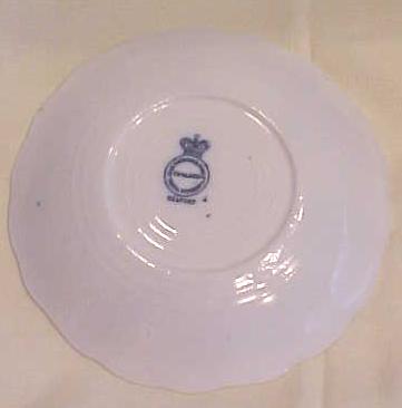 Teacup Saucer Luncheon & Dinner Plate Blue Transferware