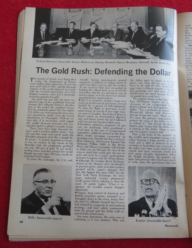 Newsweek Magazine December 4, 1967 Defending The Dollar