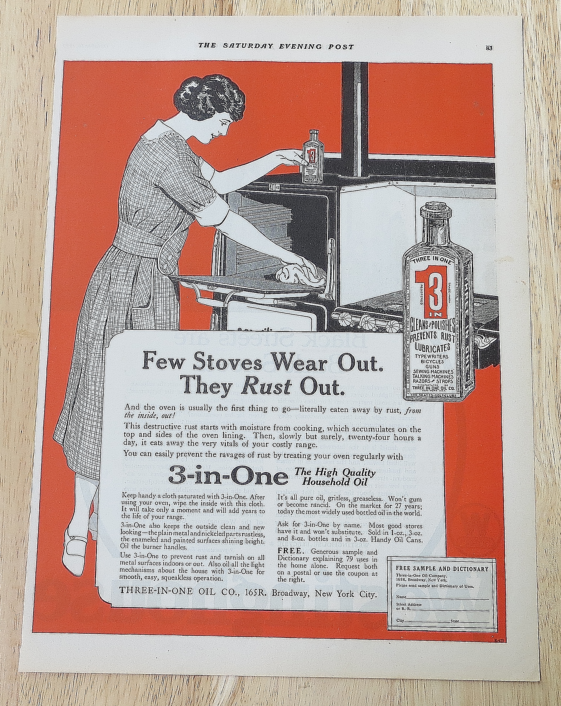 1922 3 In One With Woman Cleaning