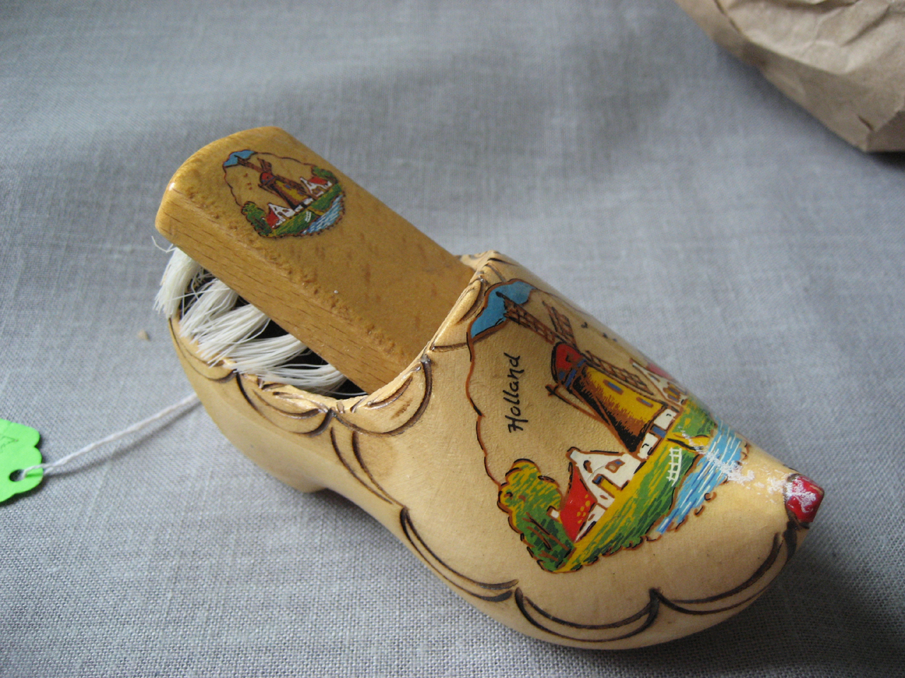 Wooden Shoe and Bush from Holland