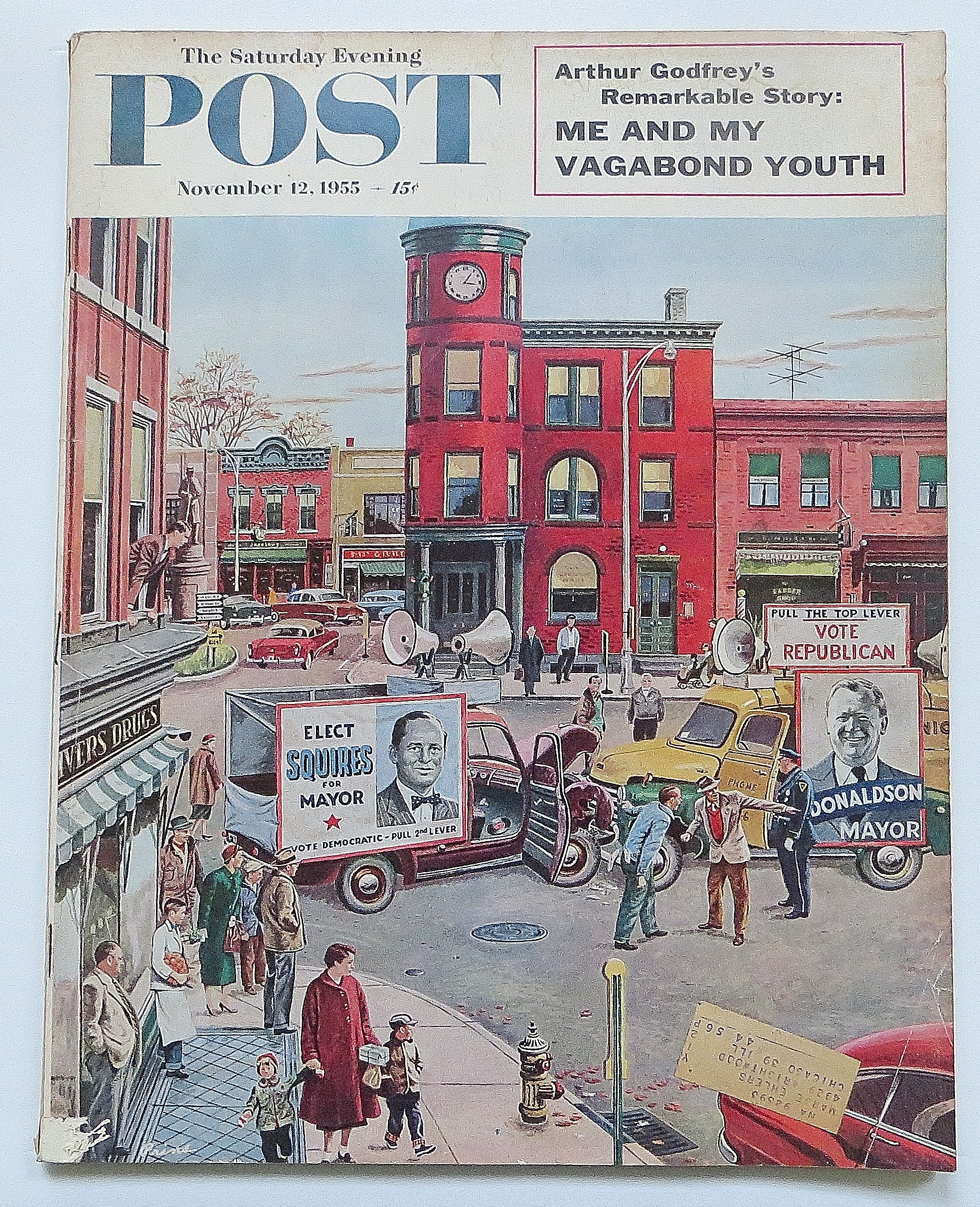 Saturday Evening Post November 12, 1955 Arthur Godfrey
