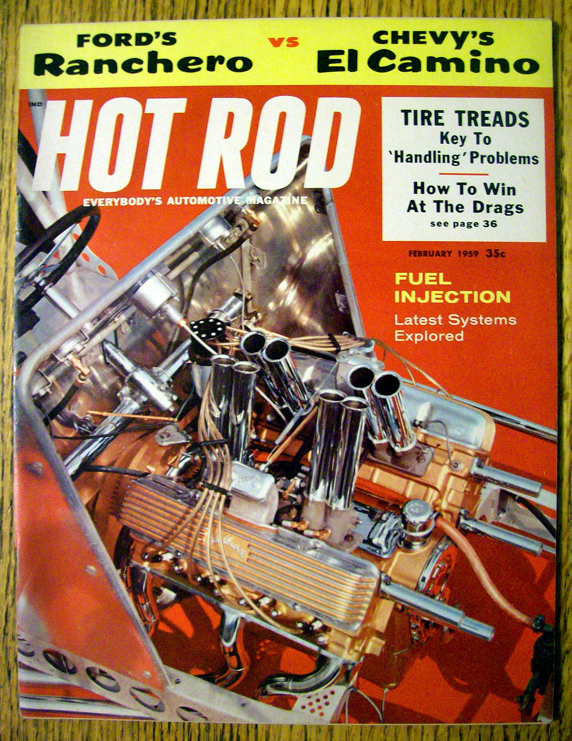 Hot Rod Magazine February 1959 How To Win At The Drags