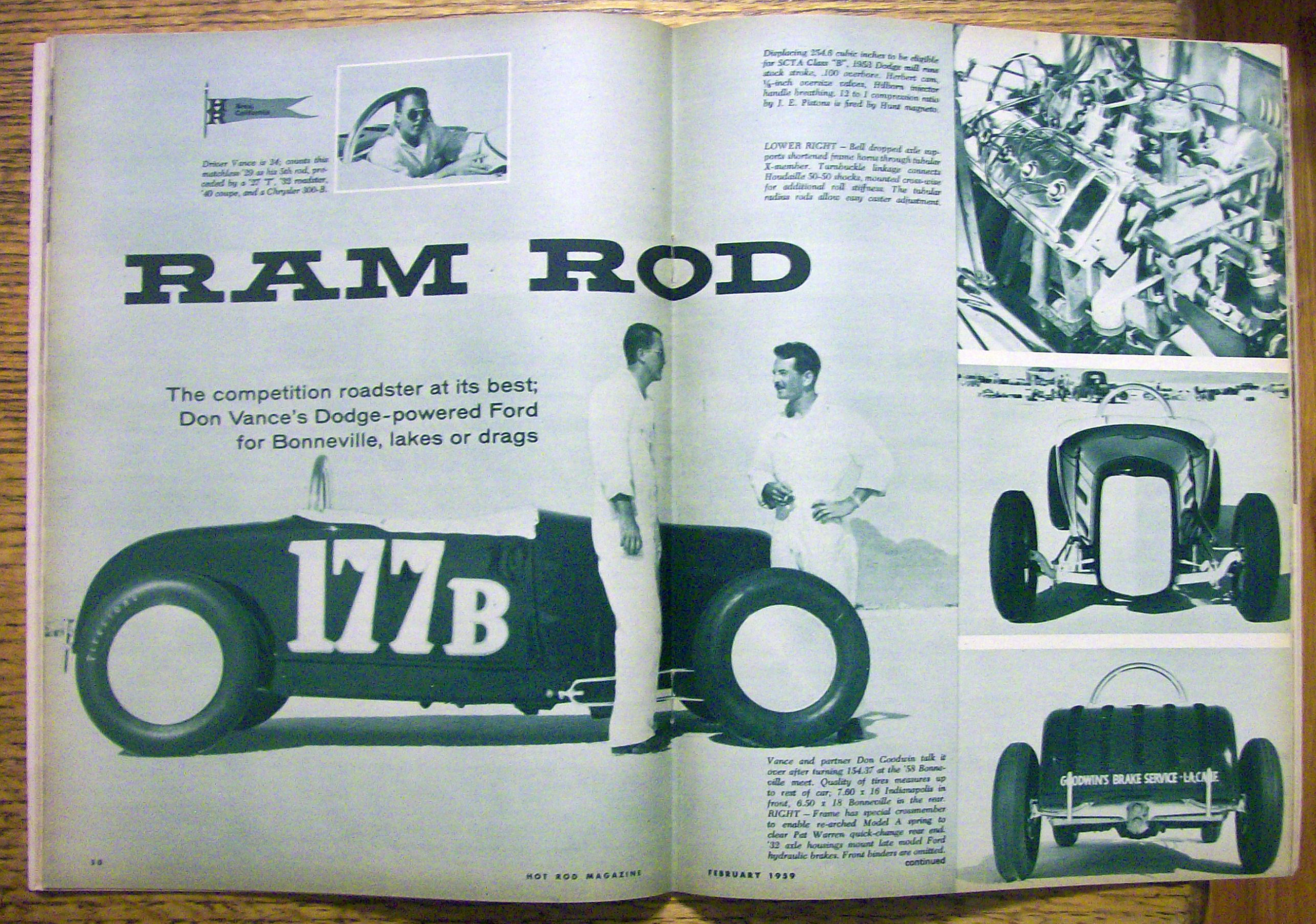 Hot Rod Magazine February 1959 How To Win At The Drags