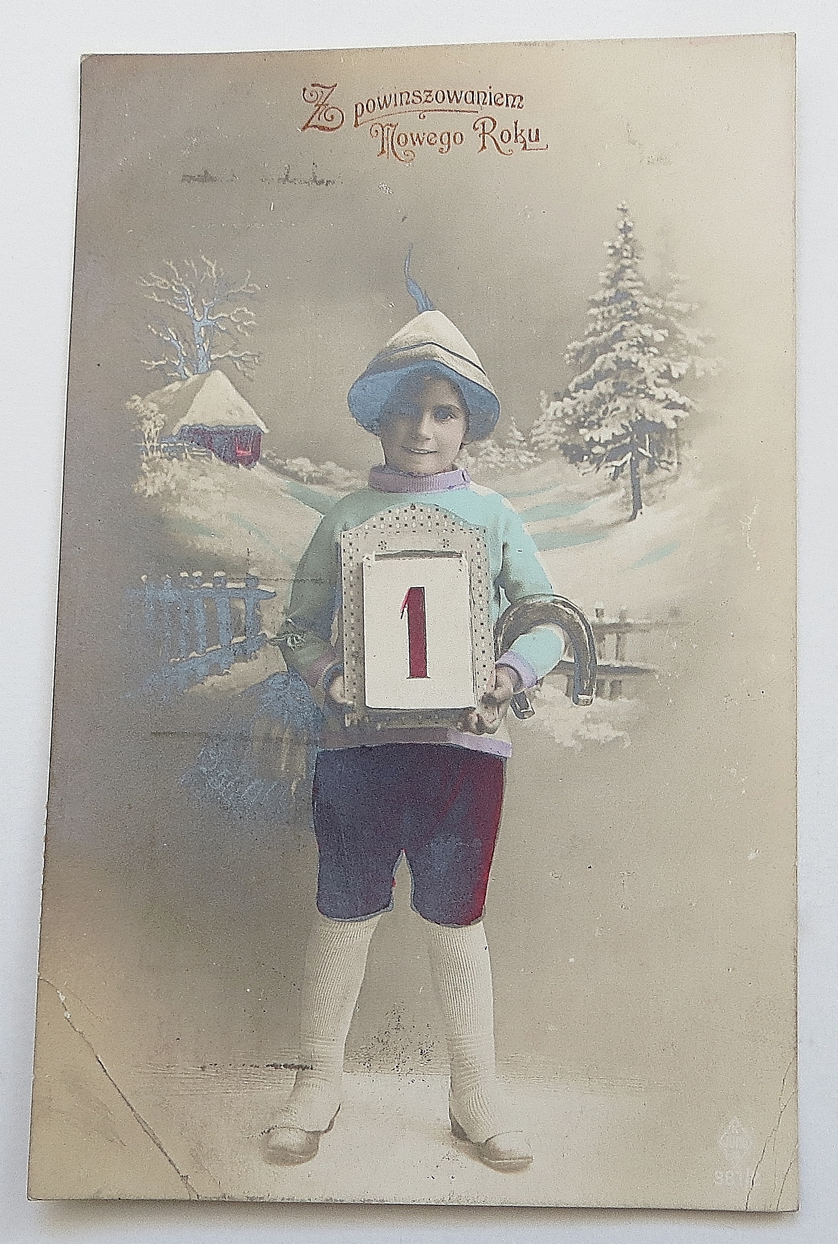 Boy Holding A Calendar