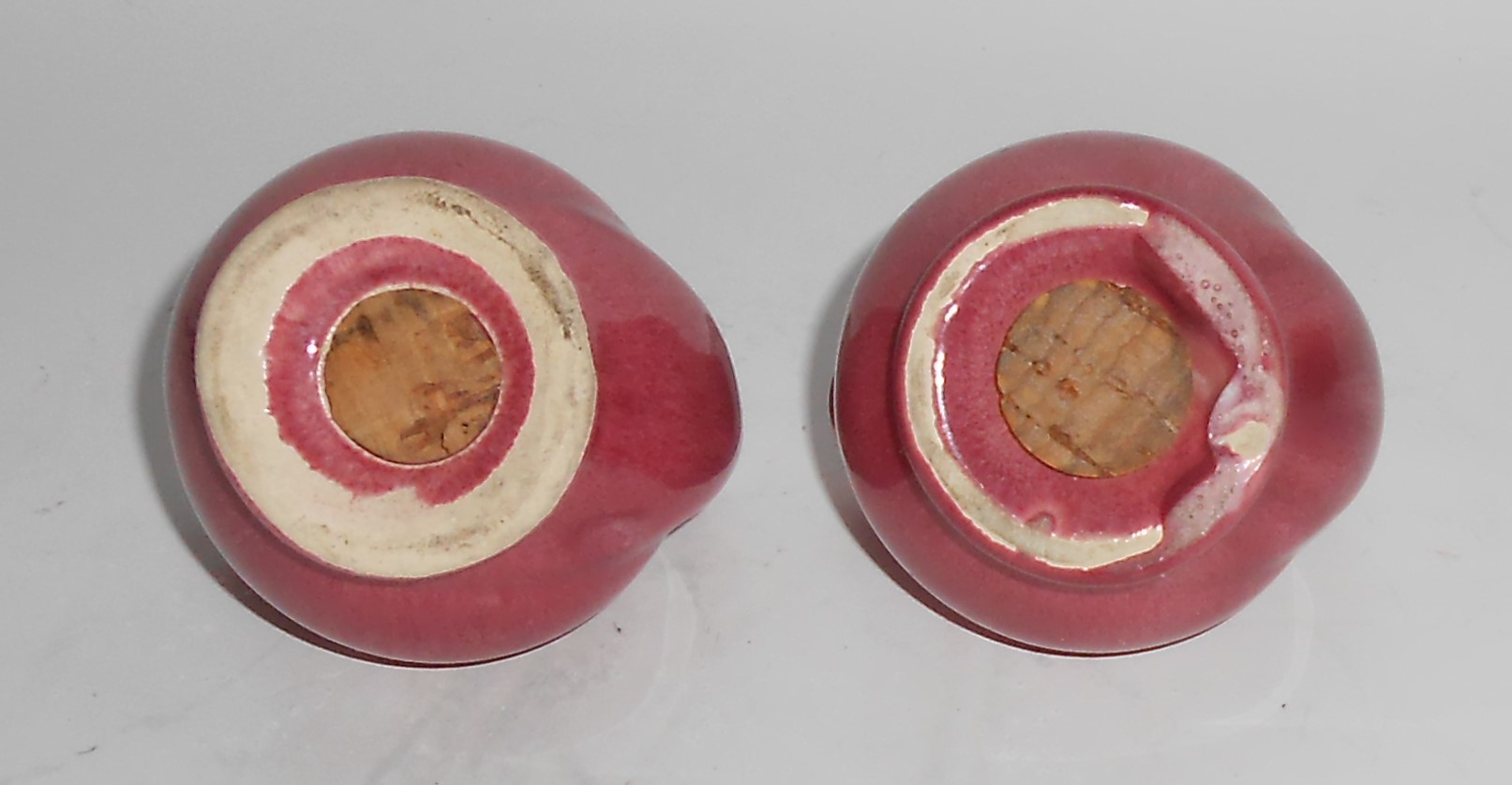 Metlox Pottery Poppy Trail Series 200 Old Rose Salt &