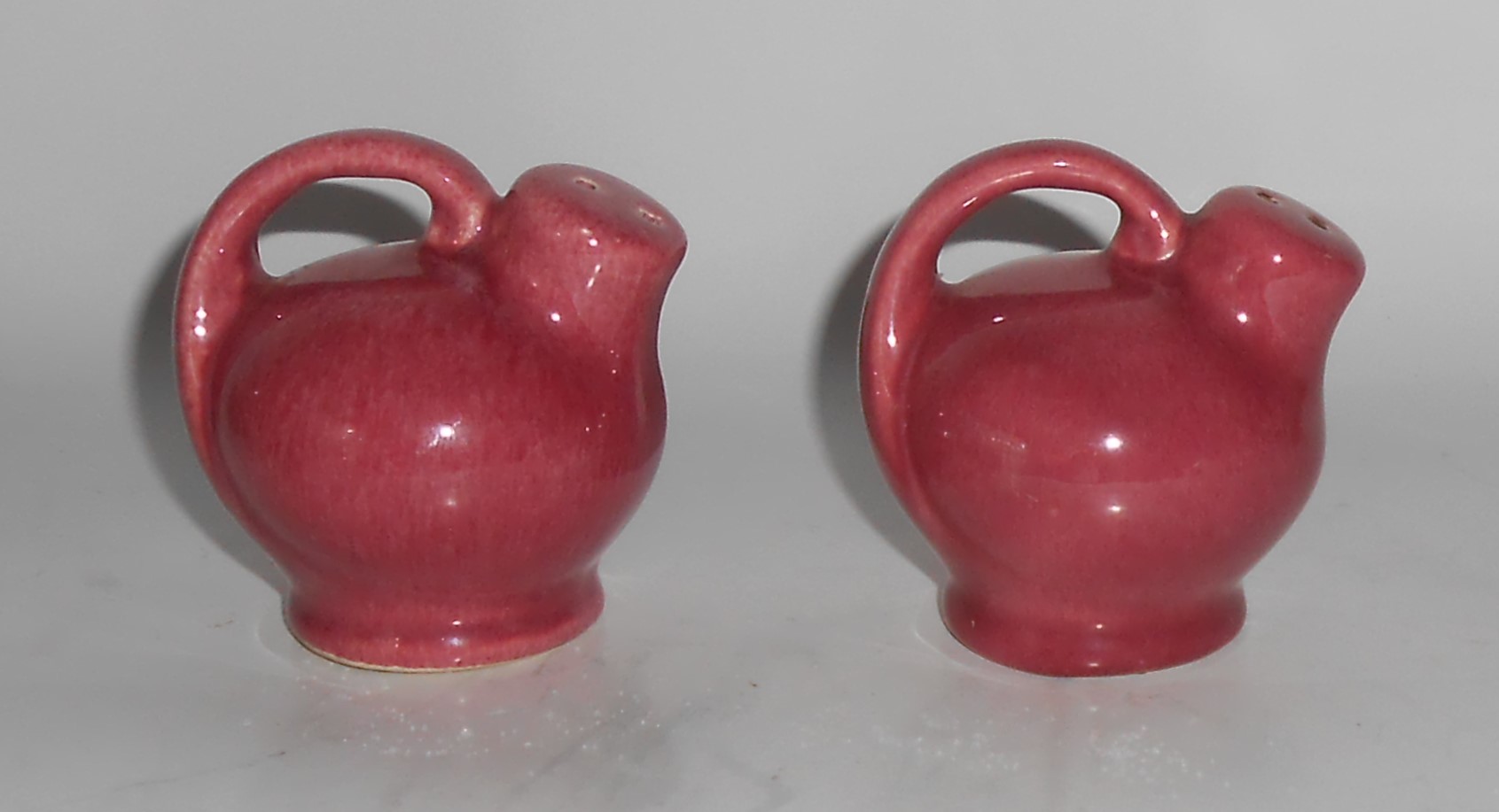 Metlox Pottery Poppy Trail Series 200 Old Rose Salt &