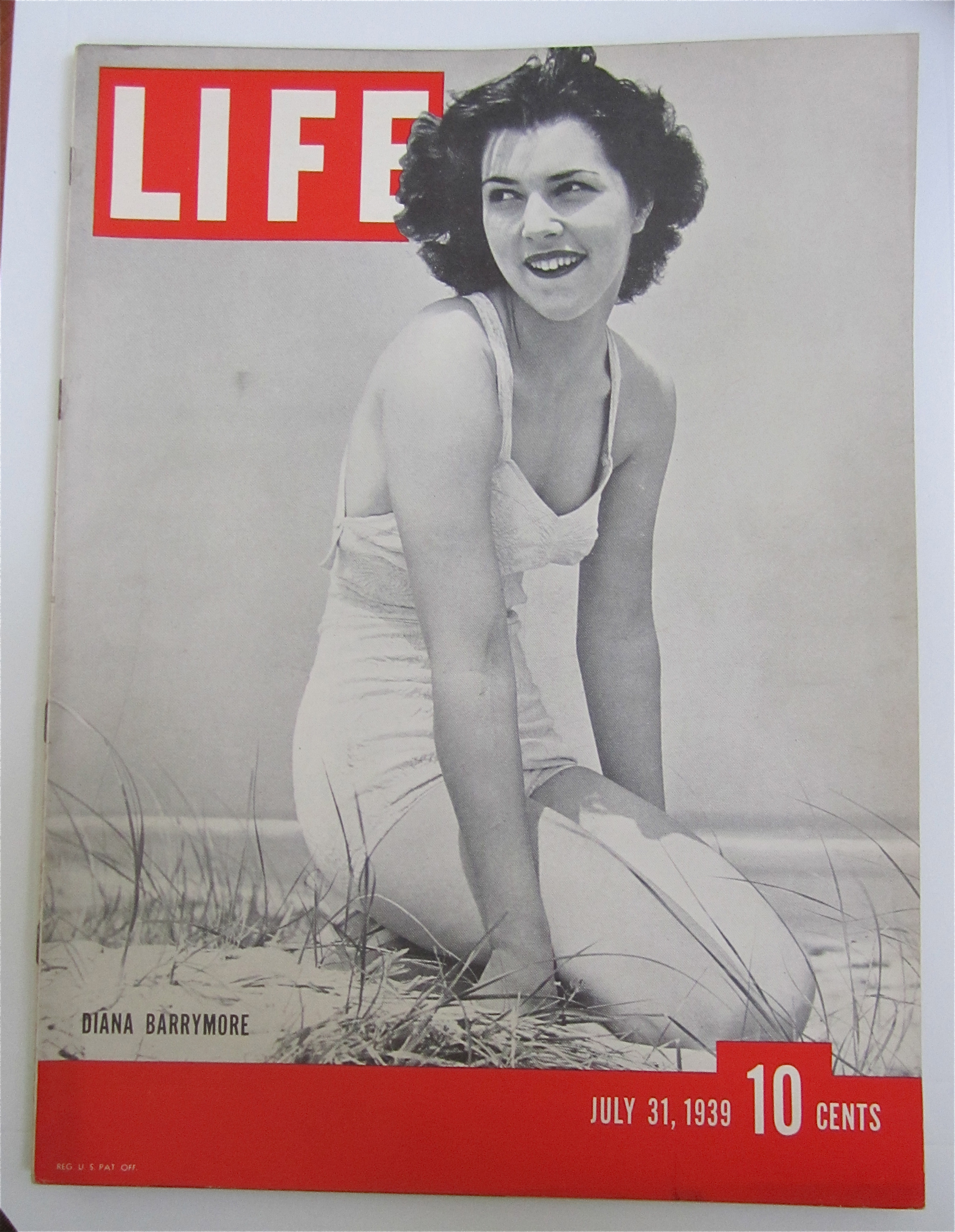 Life Magazine-July 31, 1939-Diana Barrymore