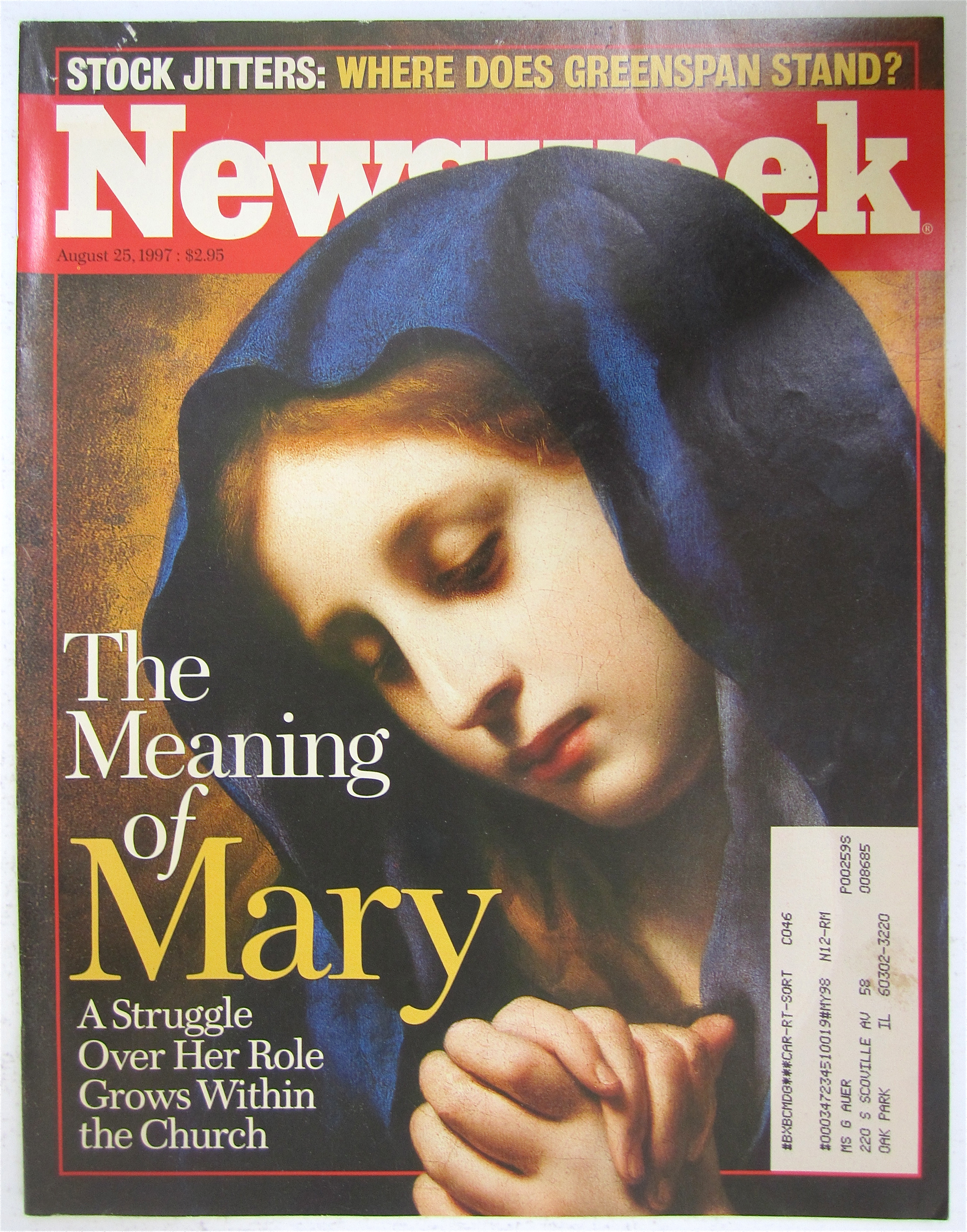 Newsweek Magazine August 25, 1997 Meaning Of Mary