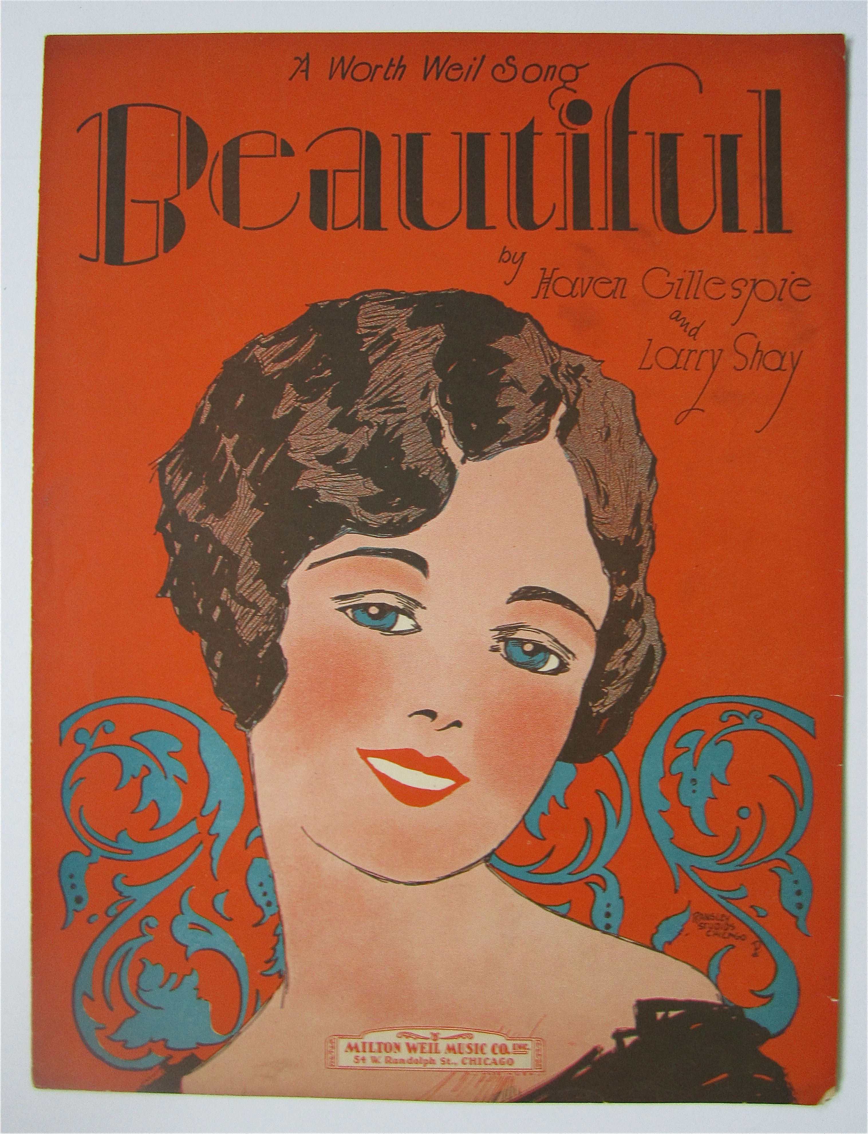 Sheet Music 1927 Beautiful