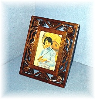 Polished Hardwood Photograph Frame
