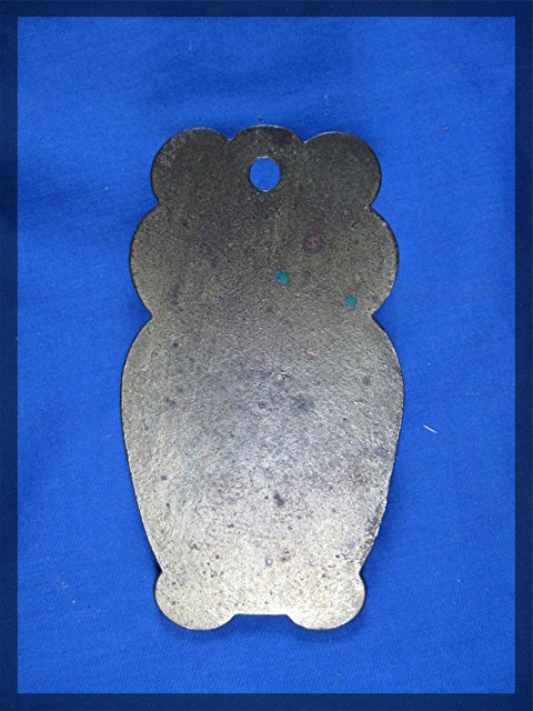 Brass Wise Old Owl Letter Spring Clip