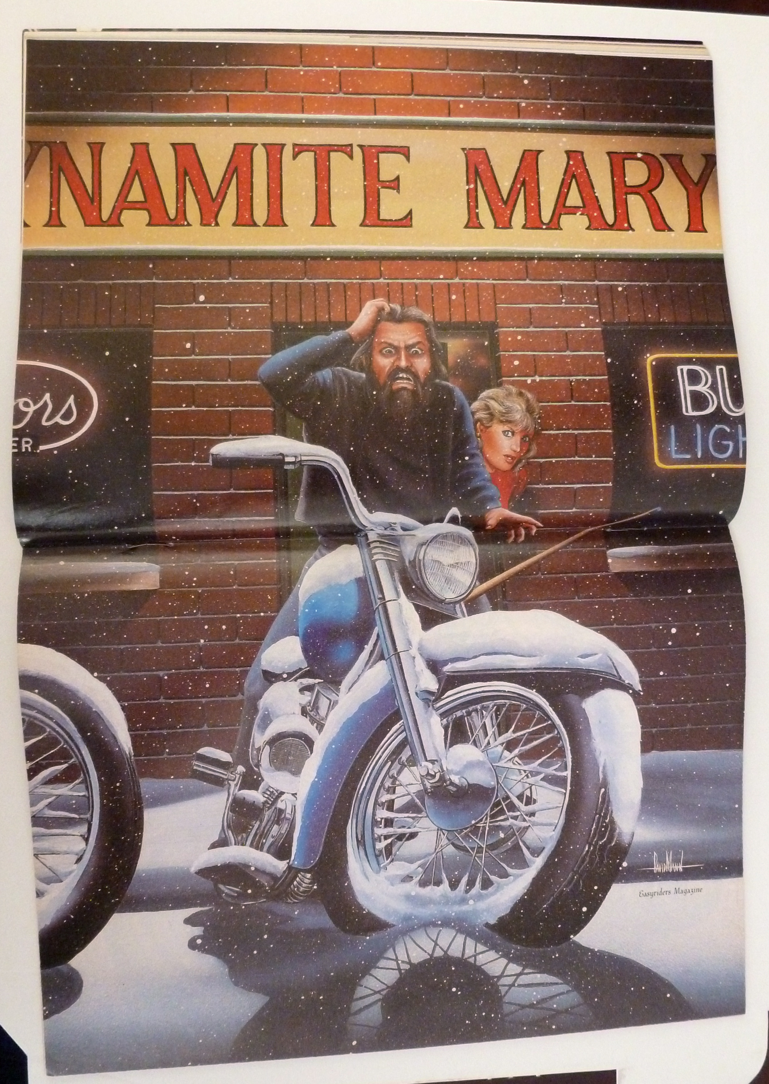 Easyriders January 1989 Stallone's Stallion