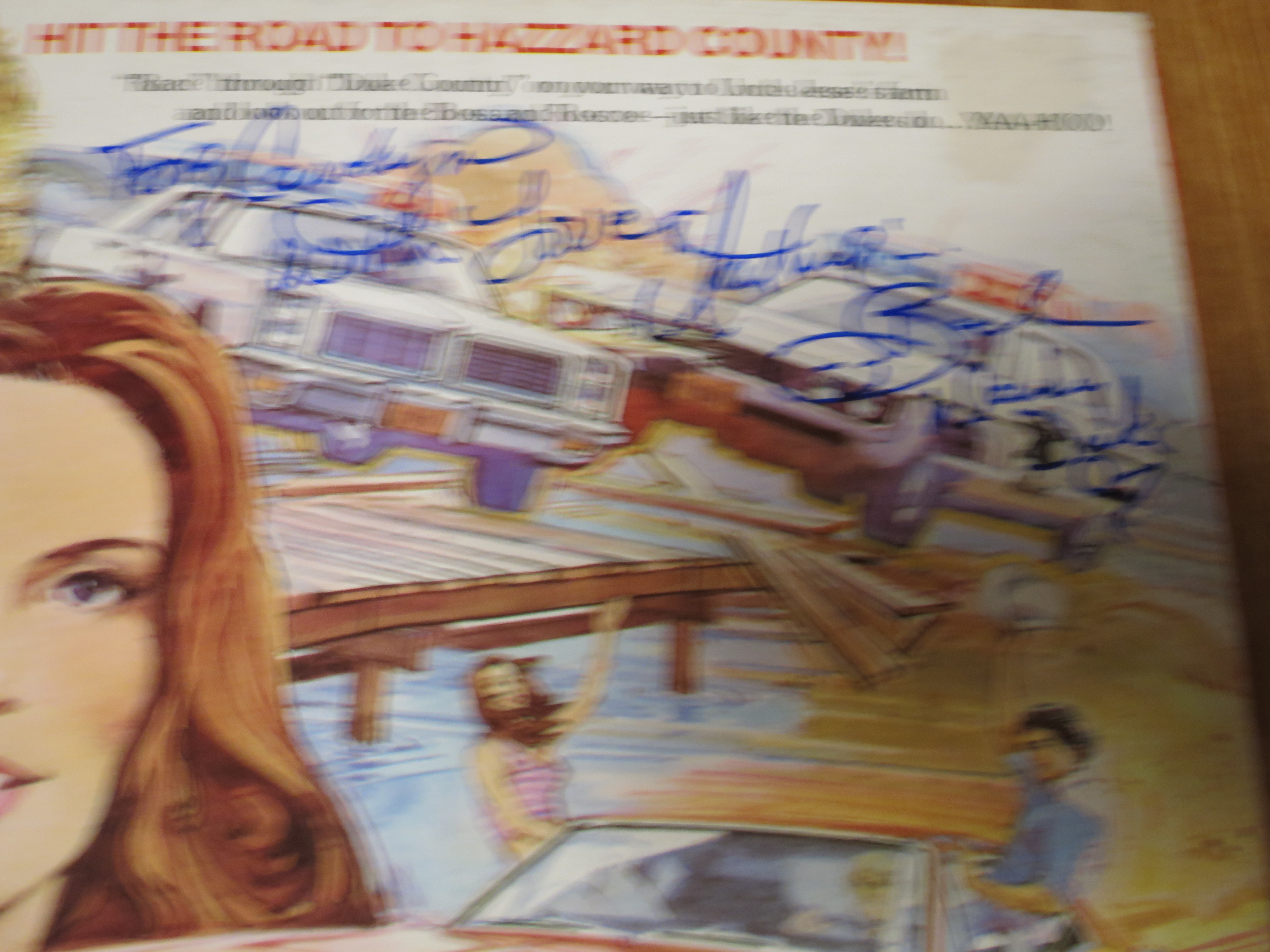 Dukes of Hazzard Board Game signed by Catherine Back Daisy Duke