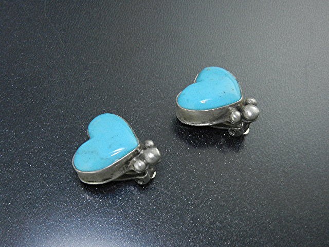 David Troutman Sterling Silver Kingman Turquoise Earrin