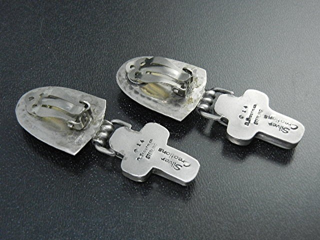 David Troutman Sterling Silver Rutilated Quartz Earring
