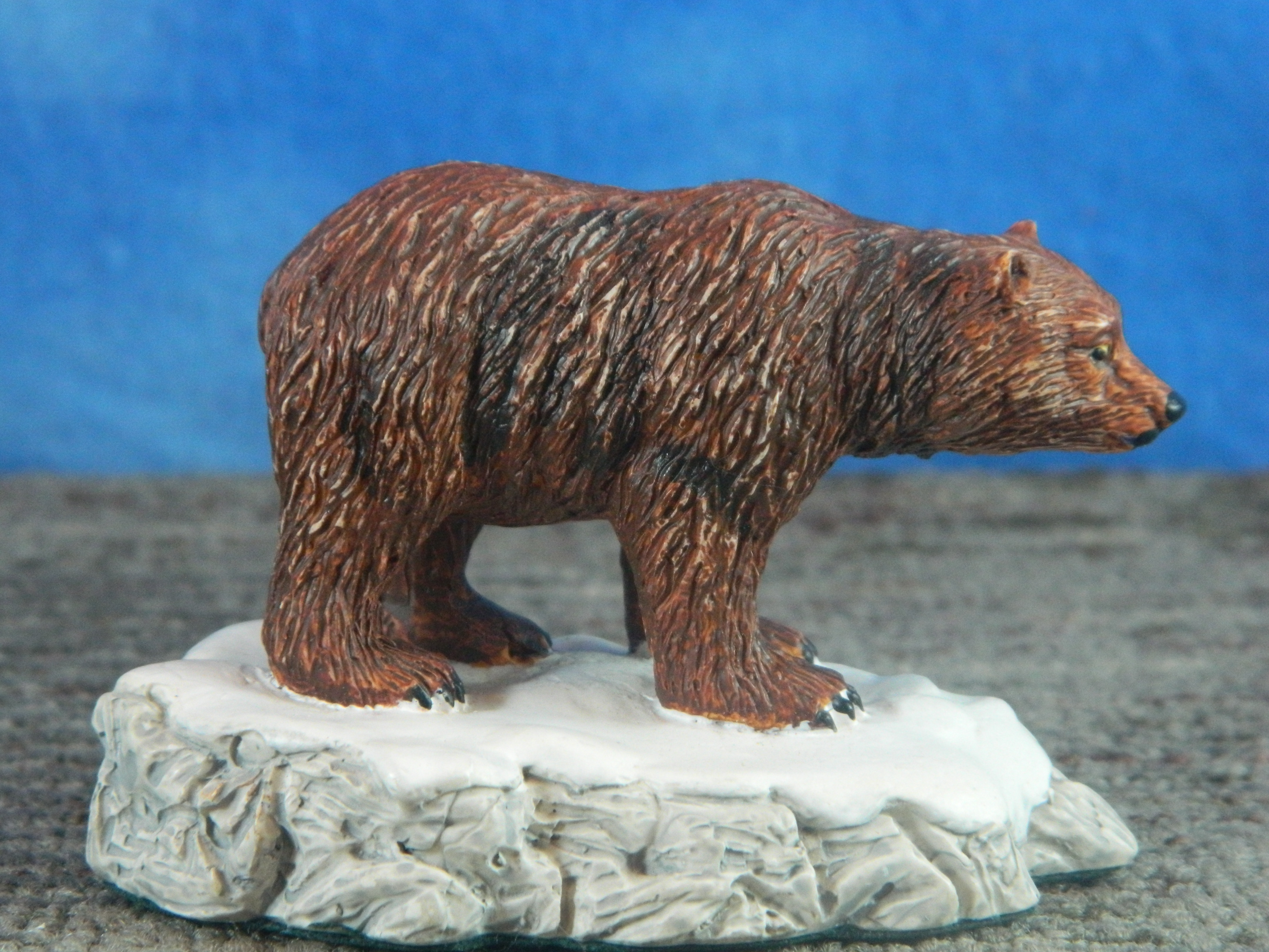 Brown Bear Standing in the Snow