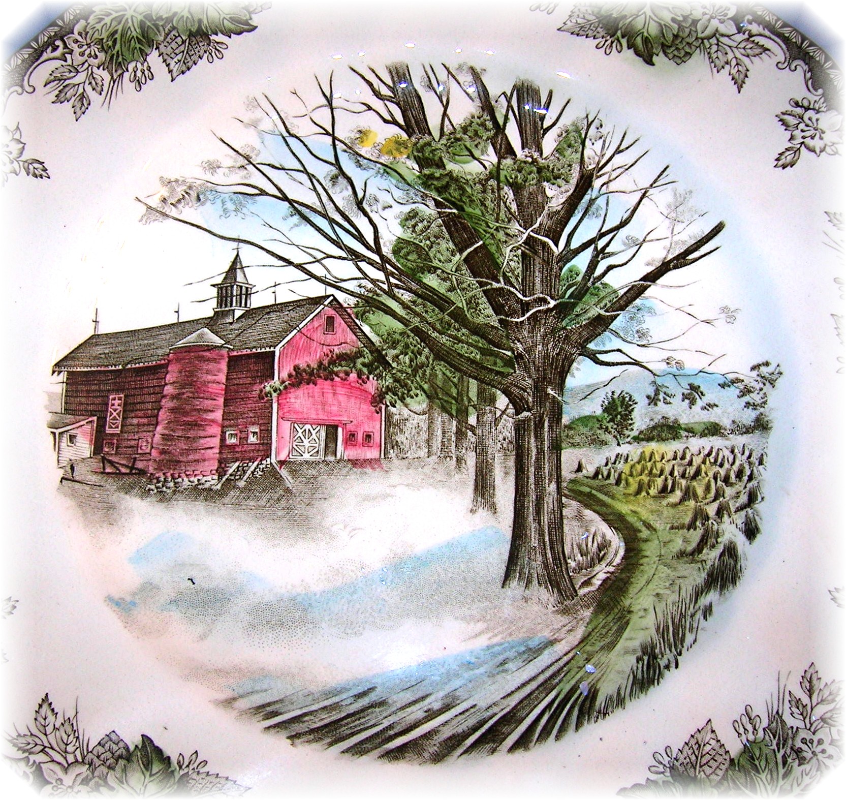 Autumn Mists Johnson Bros England Friendly VillagePlate