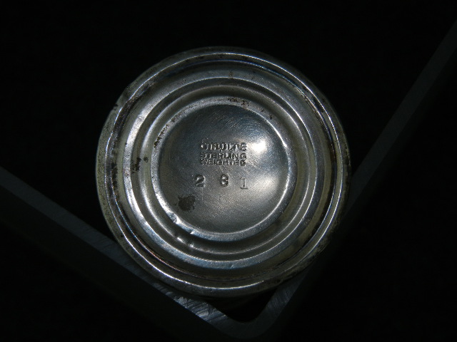 Sterling Silver Salt and Pepper and Candlestick holders