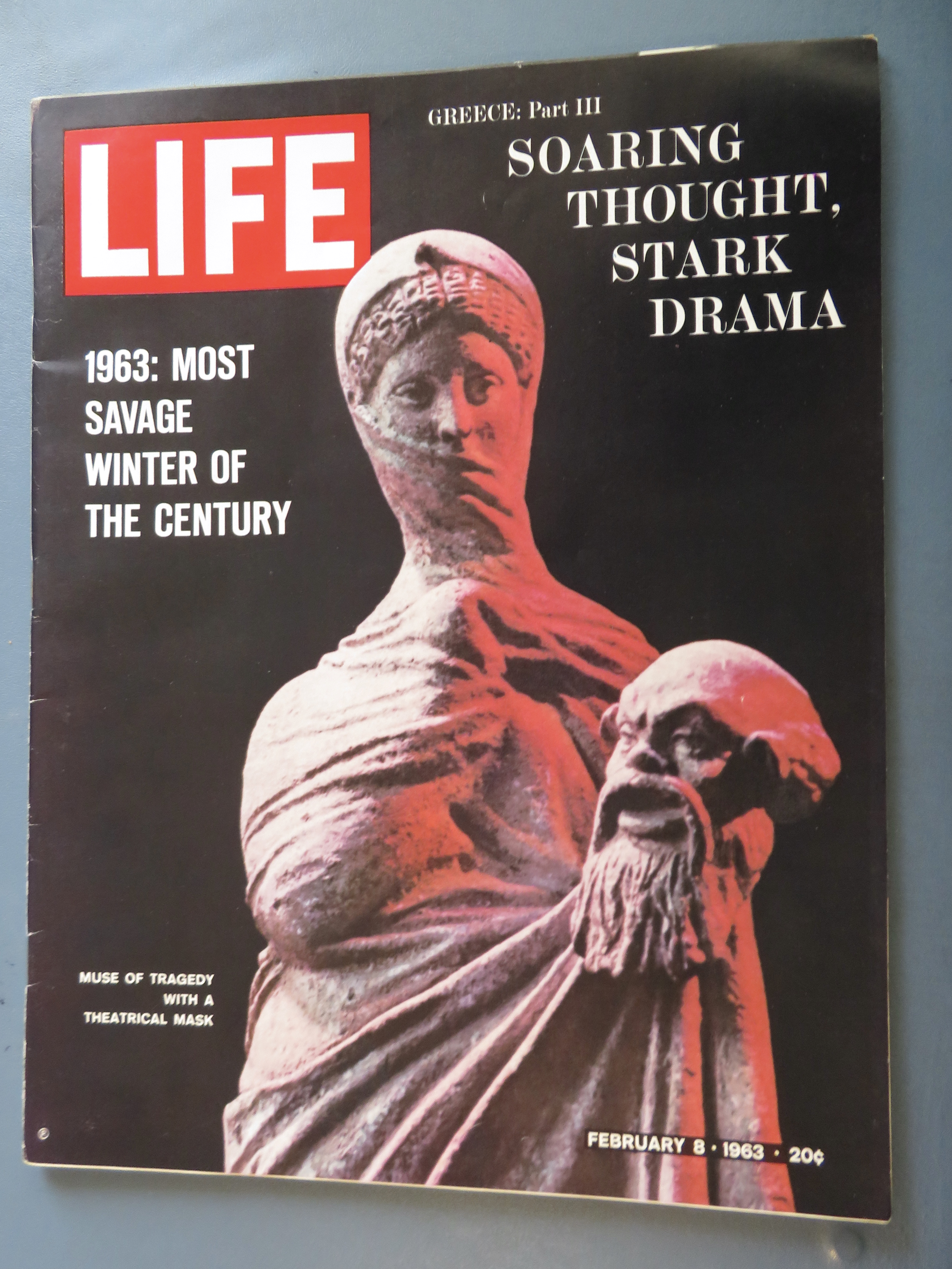 Life Magazine-February 8, 1963-Muse Of Tragedy