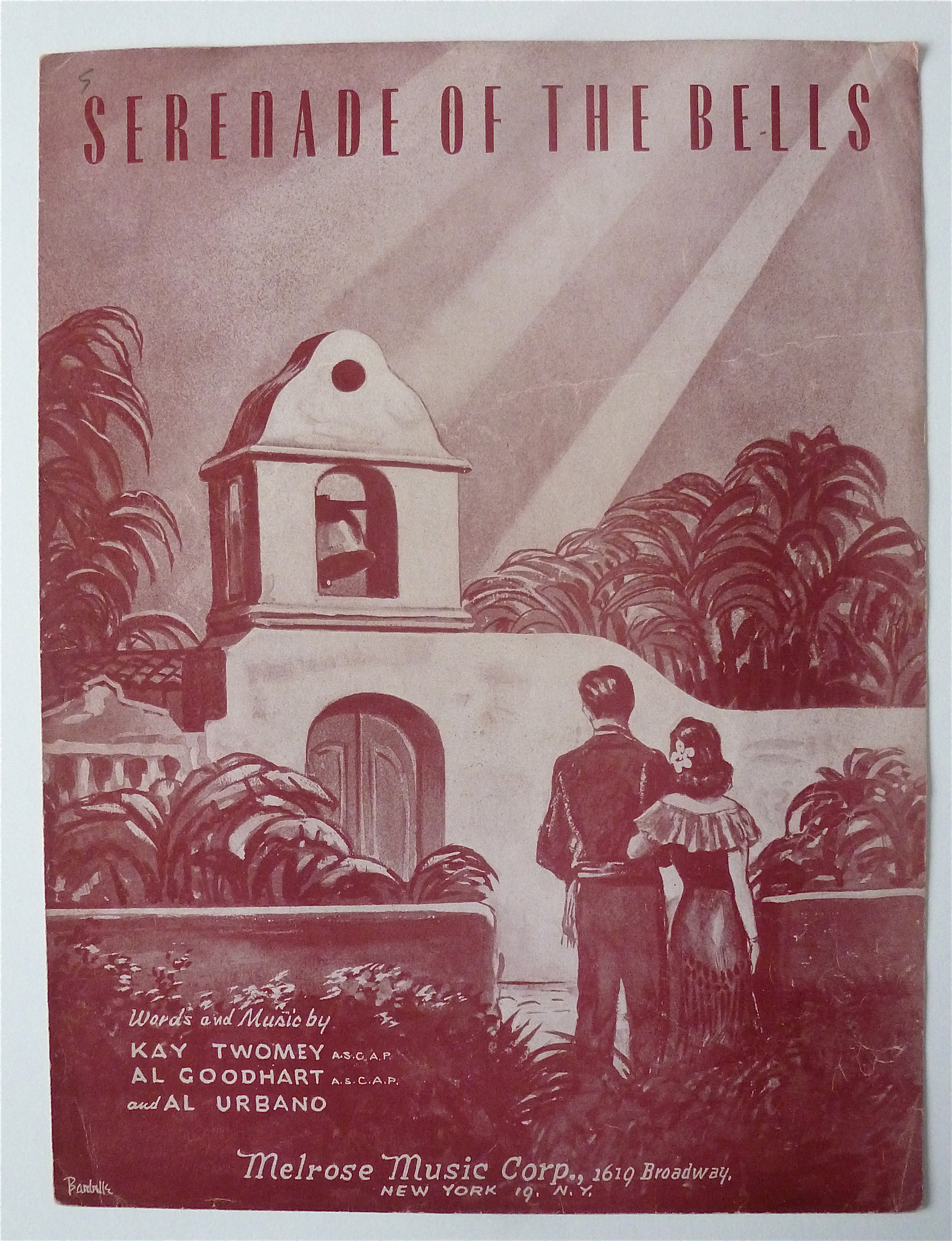 Sheet Music For 1947 Serenade Of The Bells