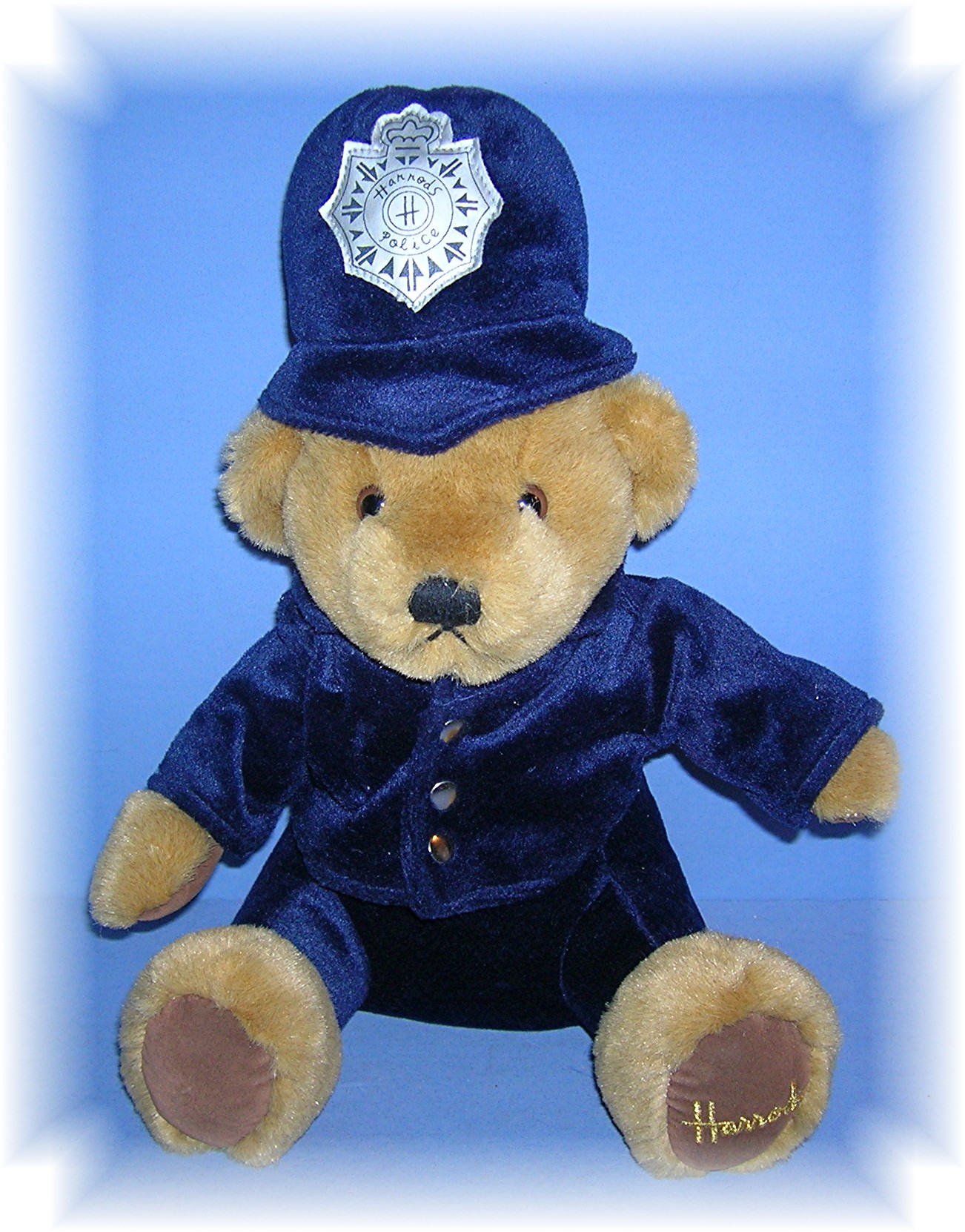 English 12 Inch Harrods Police Teddy Bear