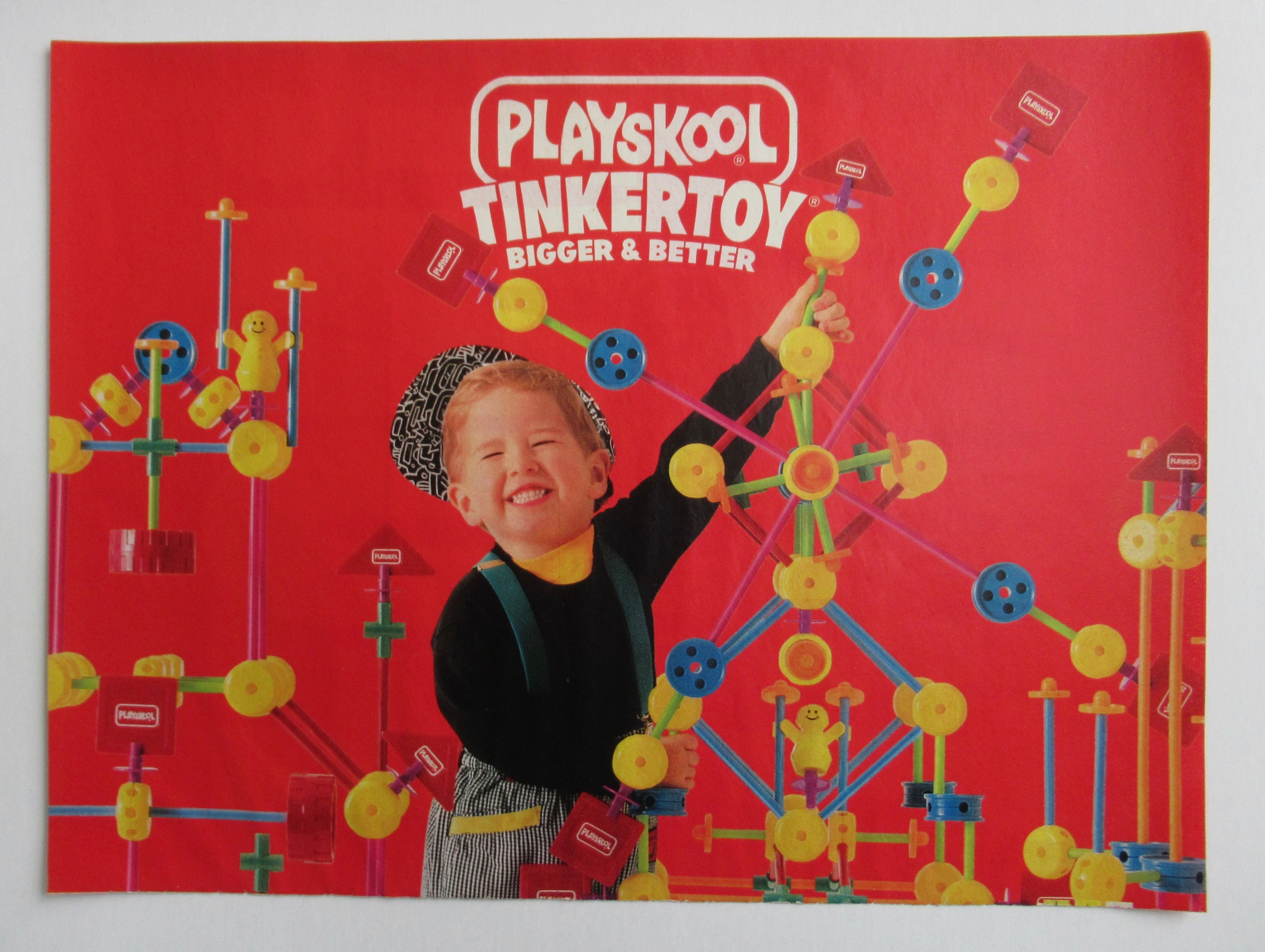 1992 Playskool Tinkertoy with Little Boy Playing