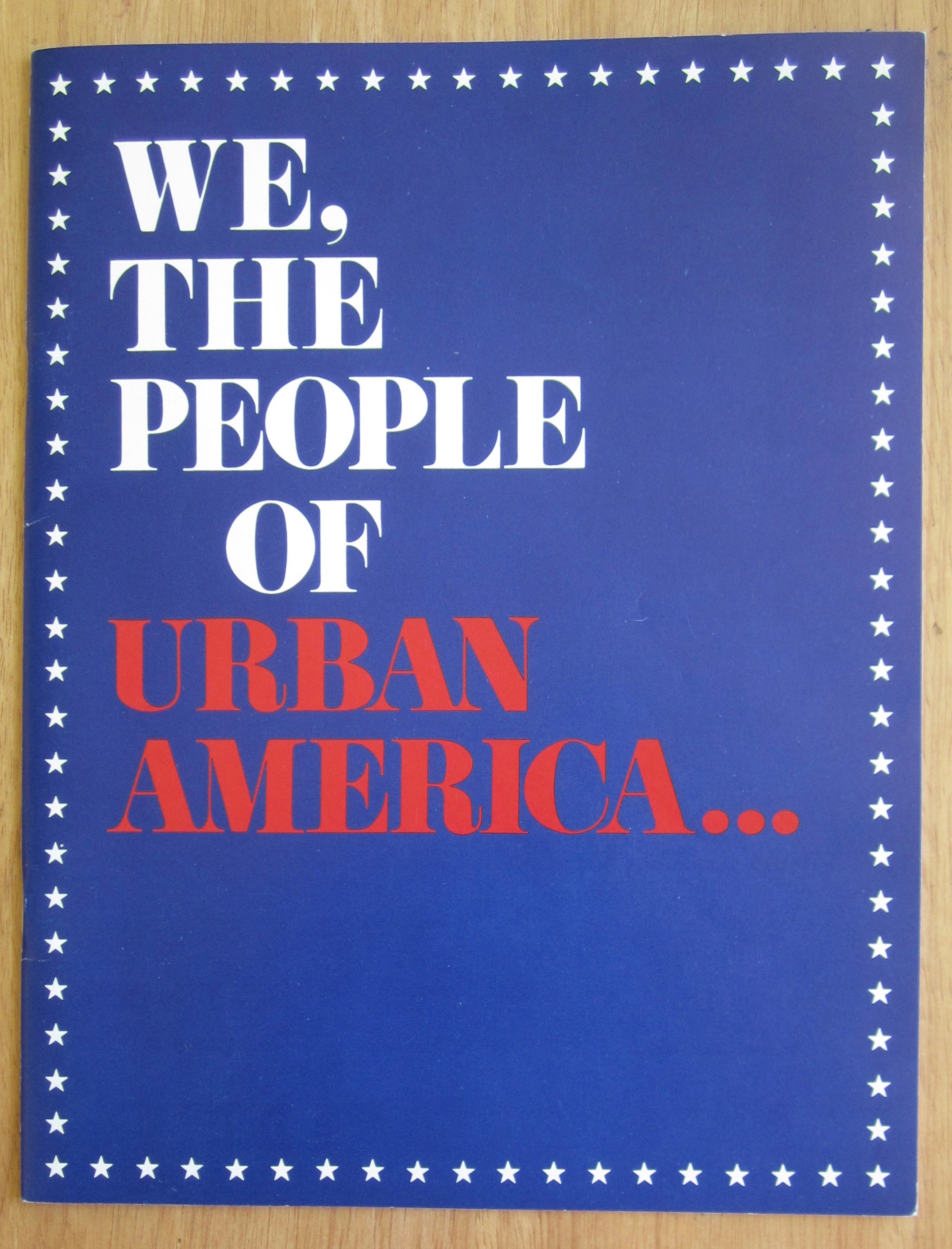 1976 We The People Of Urban America Democrat Program