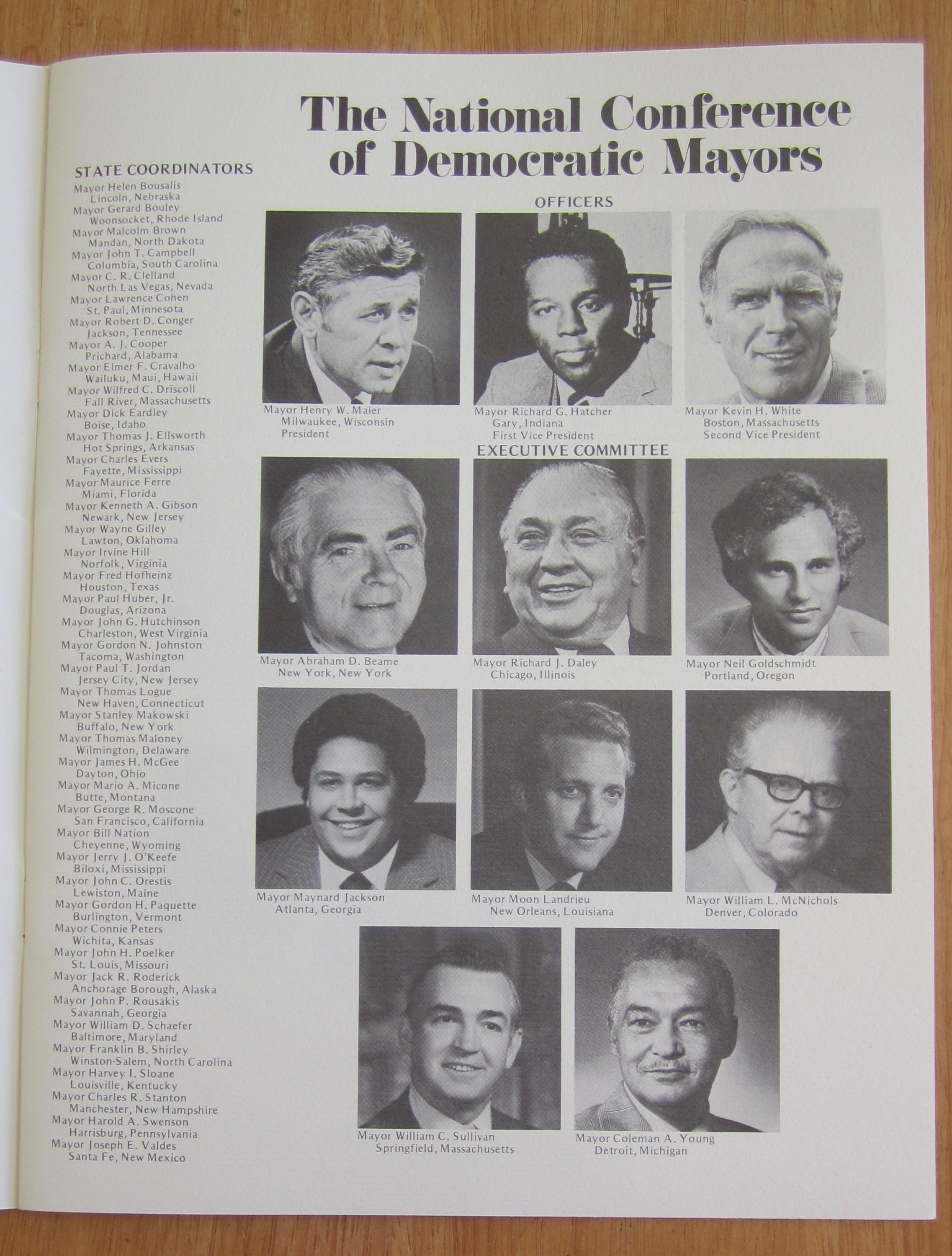 1976 We The People Of Urban America Democrat Program