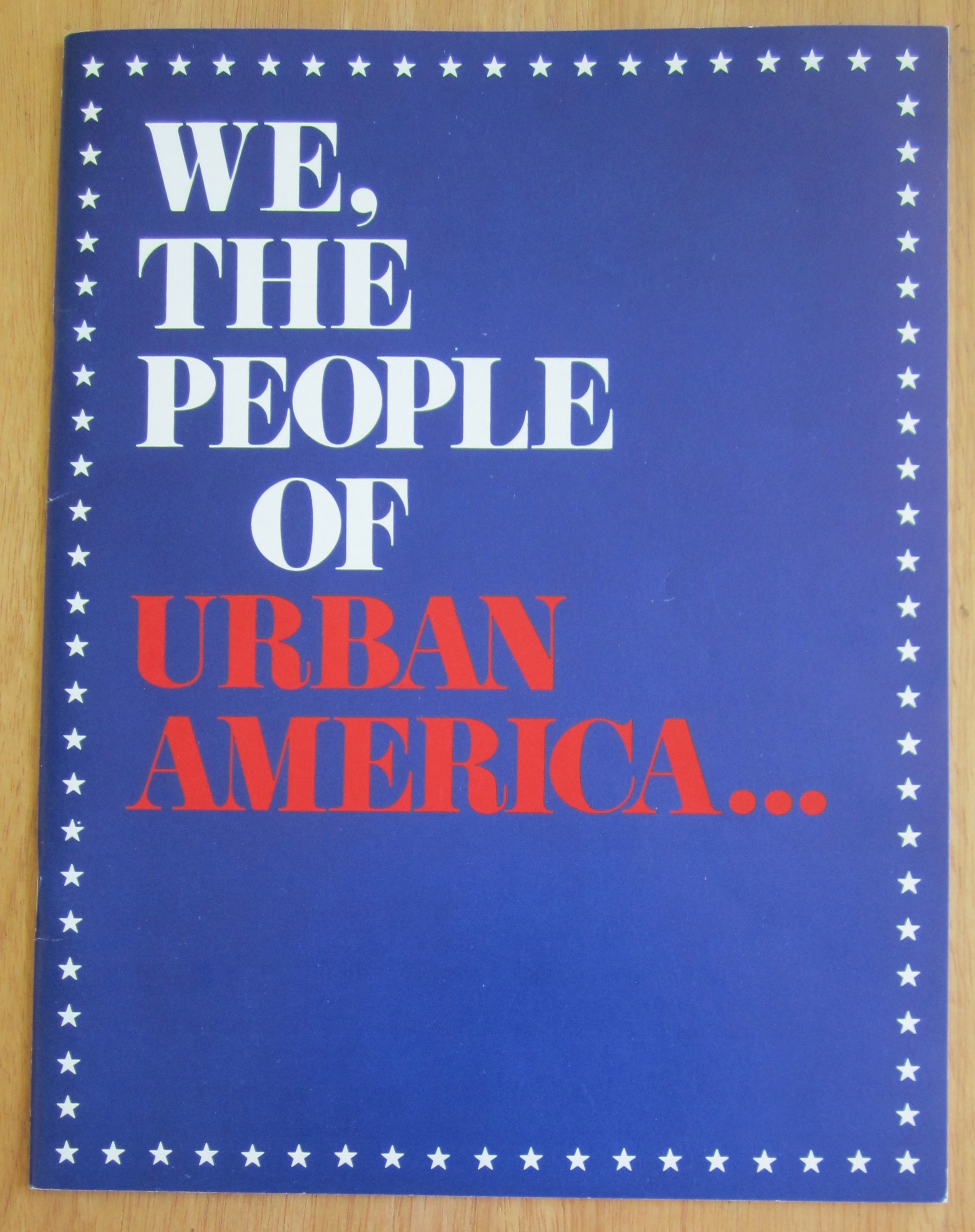 1976 We The People Of Urban America Democrat Program