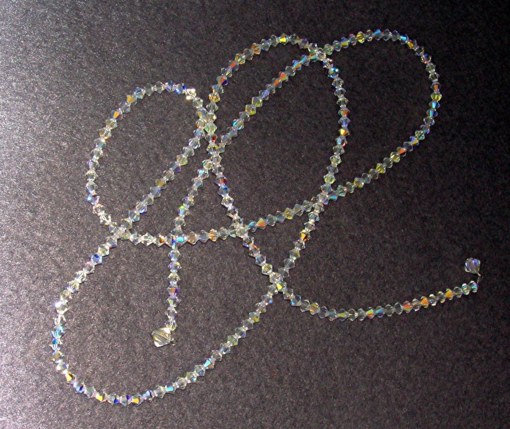 Swarovski Clear Crystal larriat Necklace