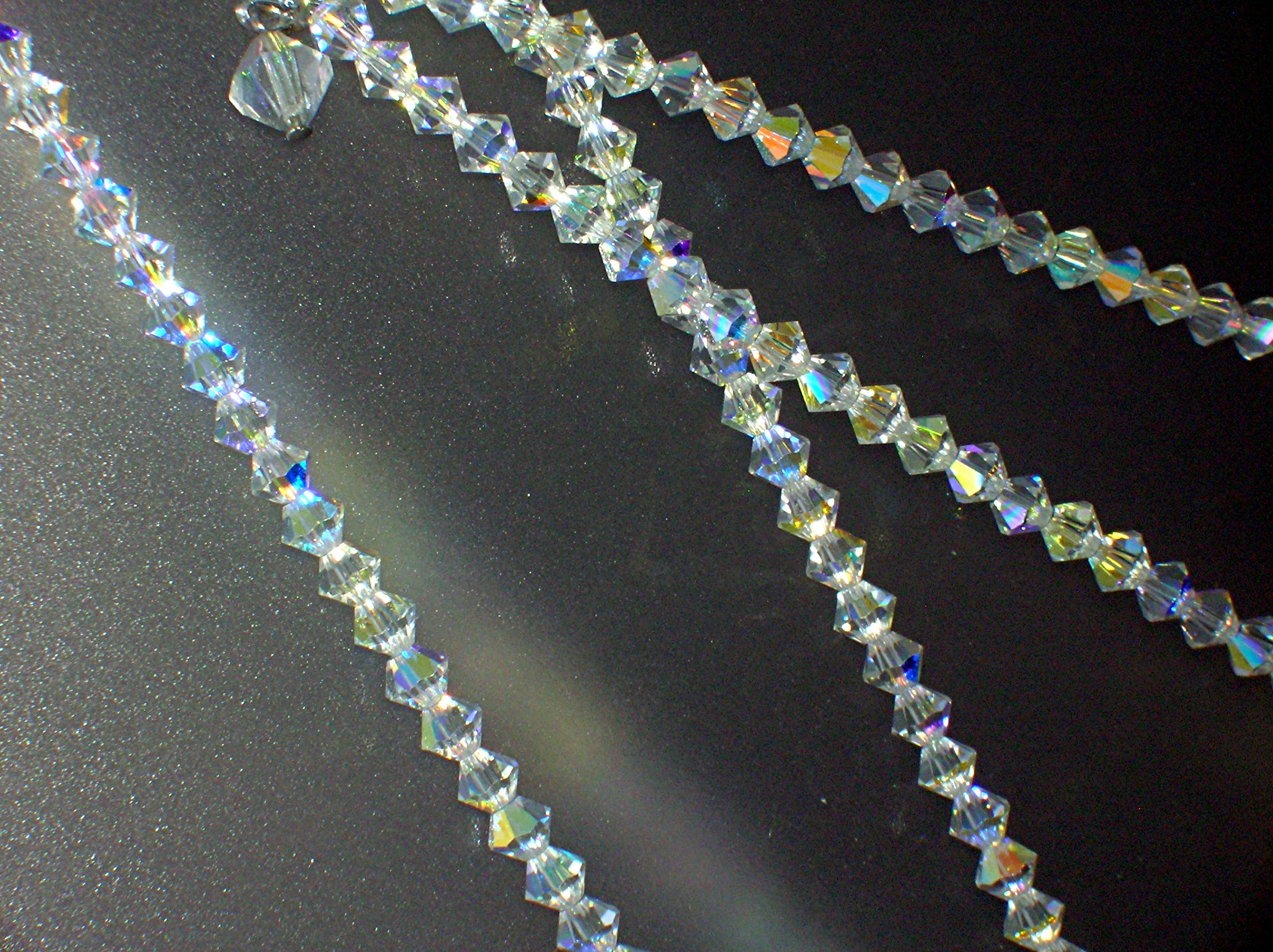 Swarovski Clear Crystal larriat Necklace