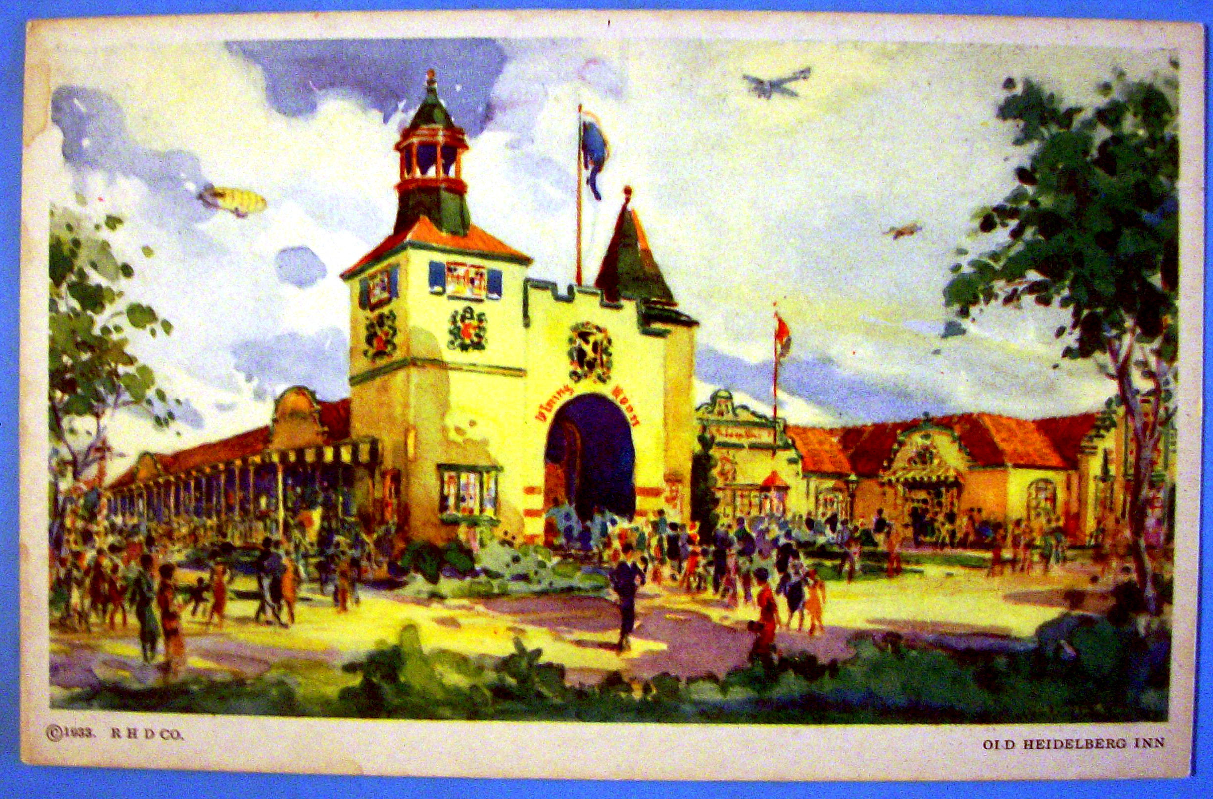 Postcard of Old Heidelberg Inn (Chicago World's Fair)
