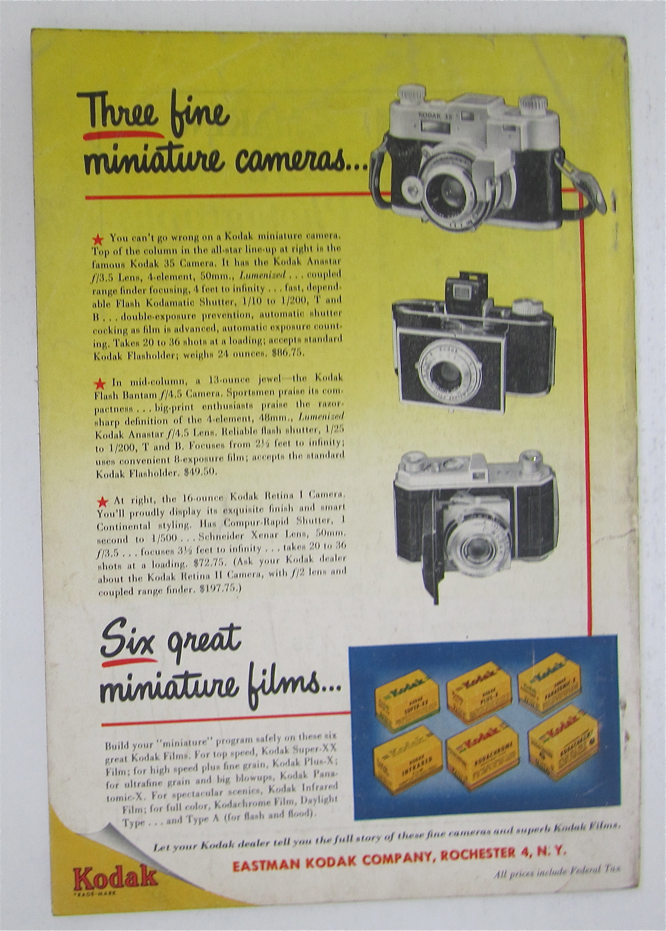 The Camera Magazine March 1950 Self Portraits