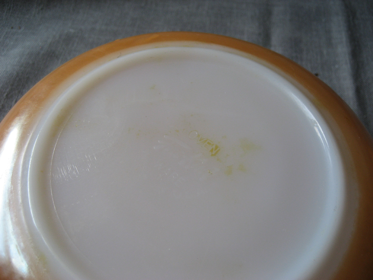 Peach Lustre Vegetable Bowl